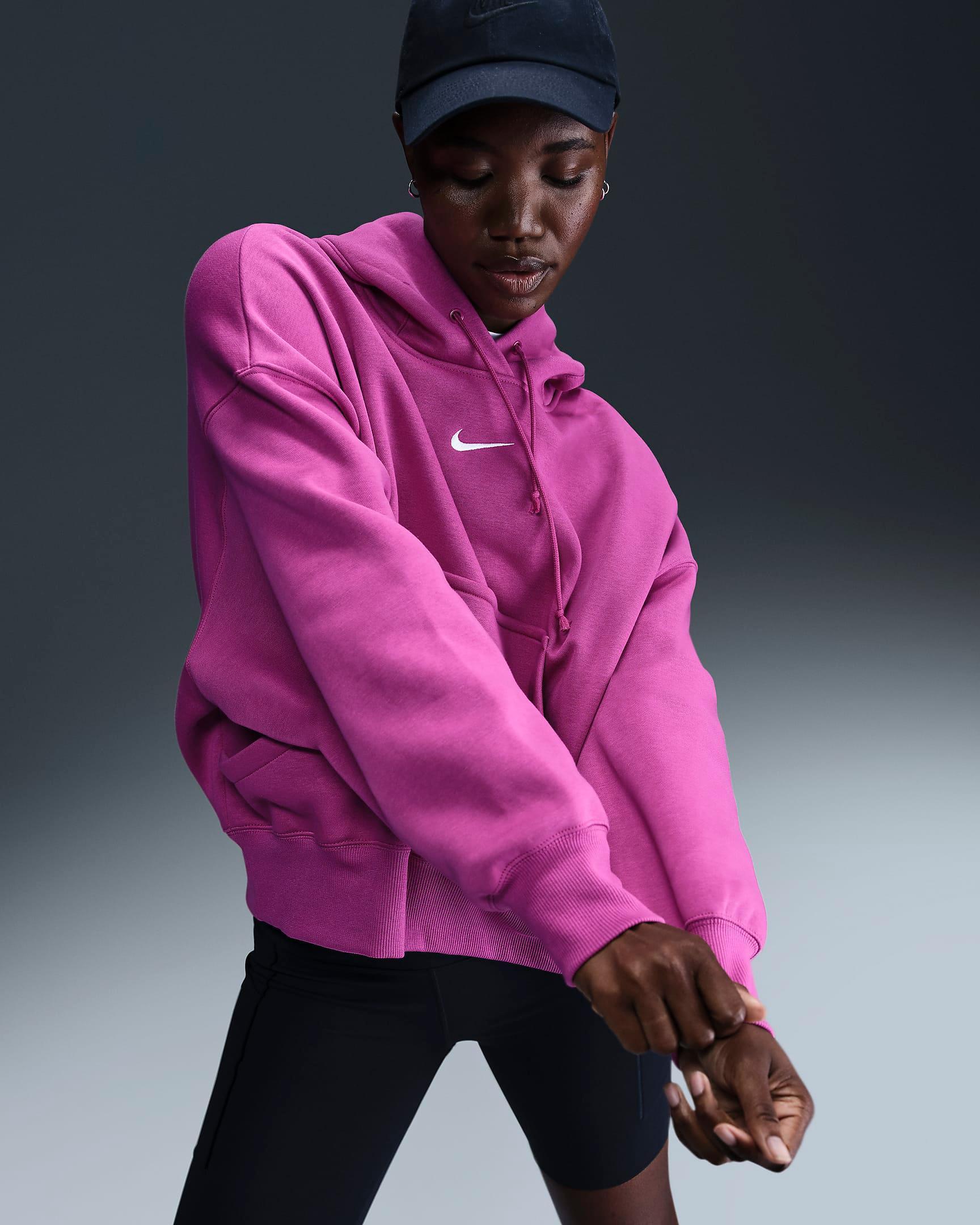 Womens Nike Sportswear Phoenix Fleece Over-Oversized Pullover Hoodie Product Image