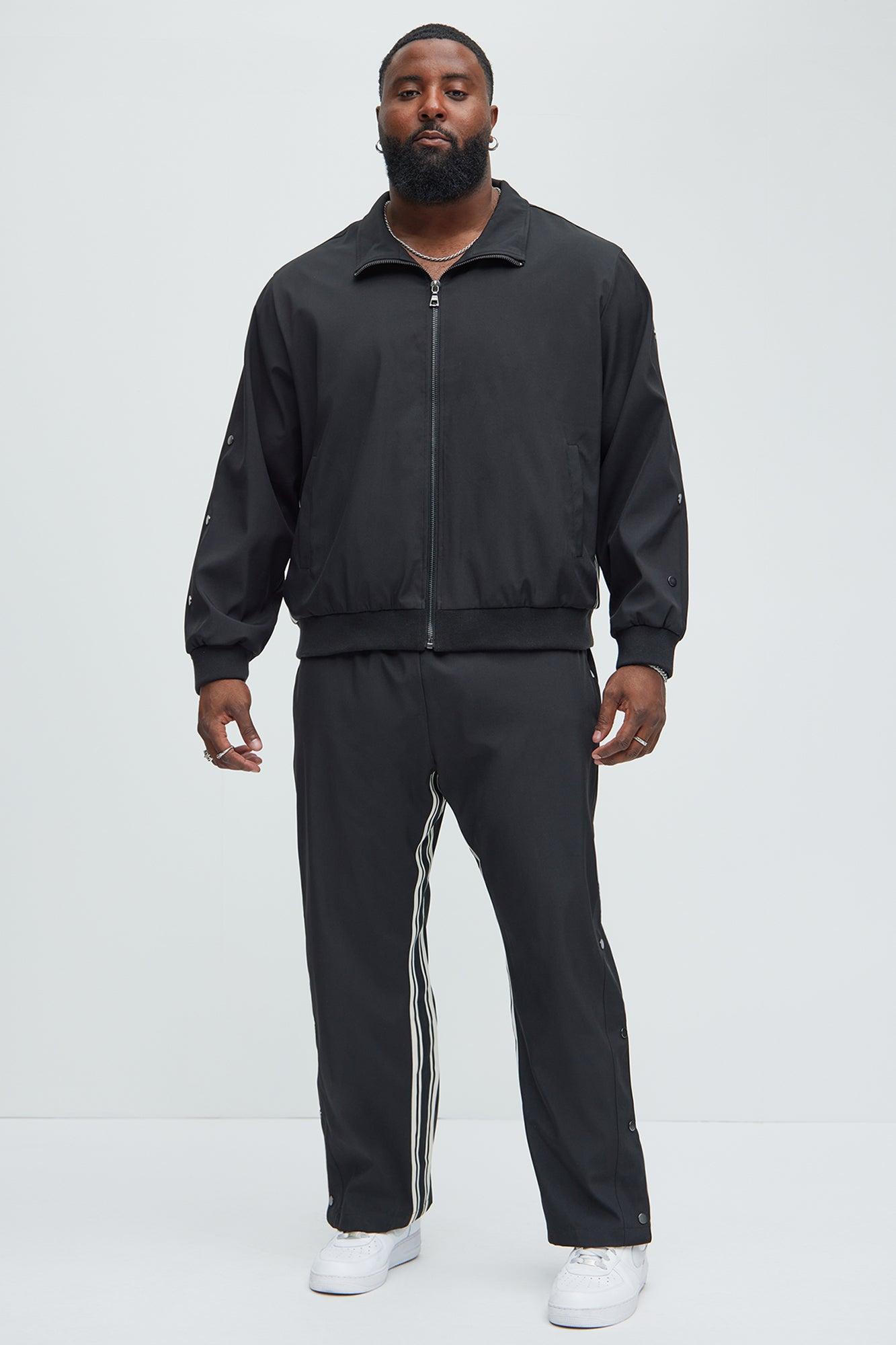 Standout Striped Track Pants - Black Product Image