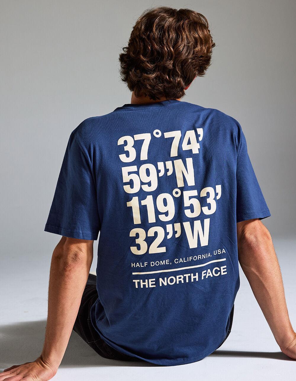 THE NORTH FACE Coordinates Mens Tee - BURGUNDY Product Image