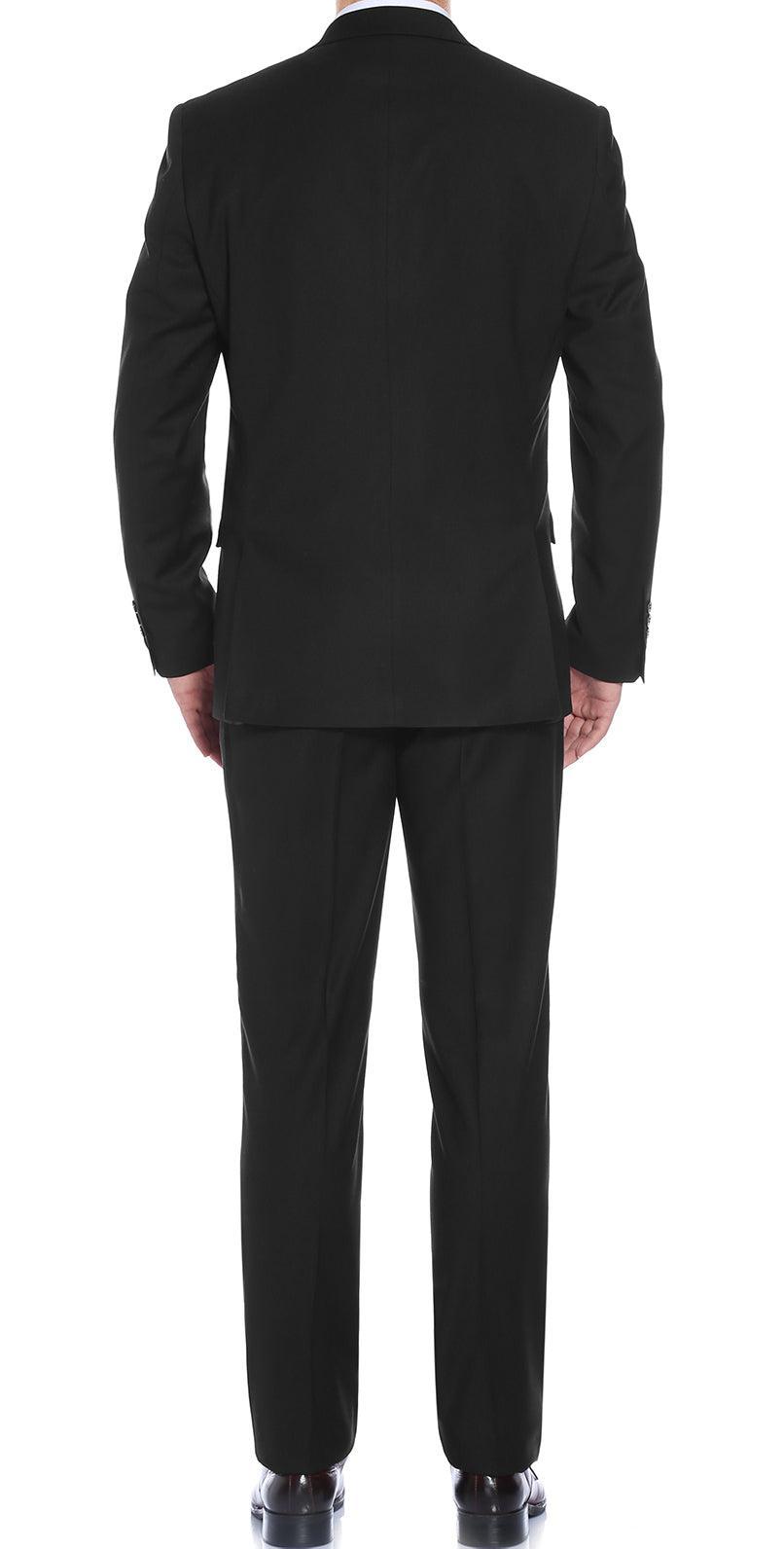(Limited Sizes) Slim Fit 2 Piece Stretch Suit in Black Product Image