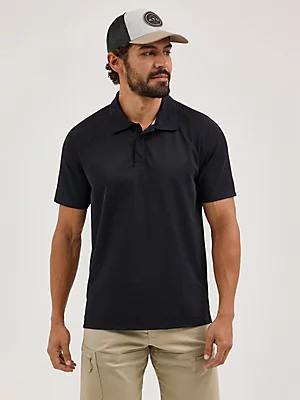 Wrangler ATG Men's Chesapeake Polo Shirt in Jet Product Image
