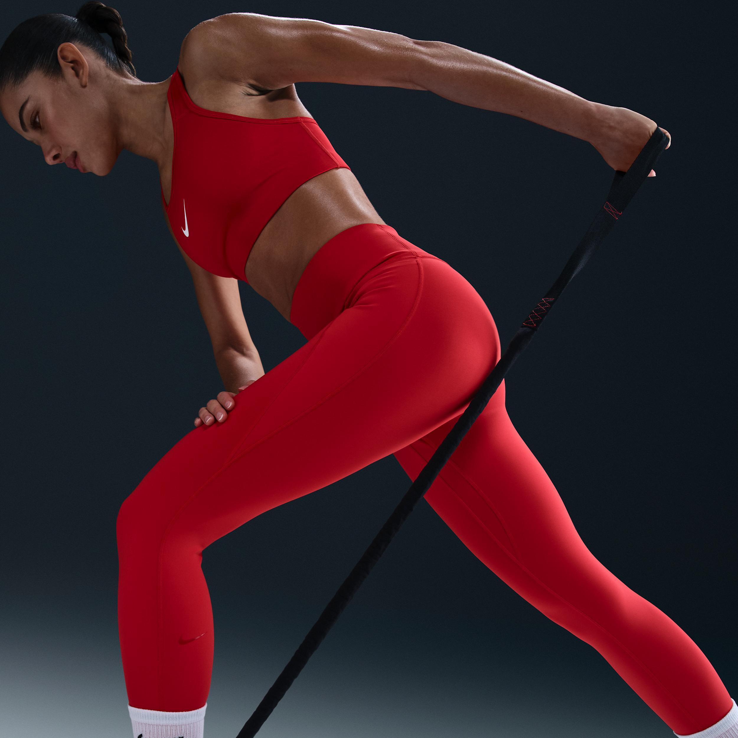 Nike Women's Universa High-Waisted 7/8 Leggings with No Front Seam Product Image