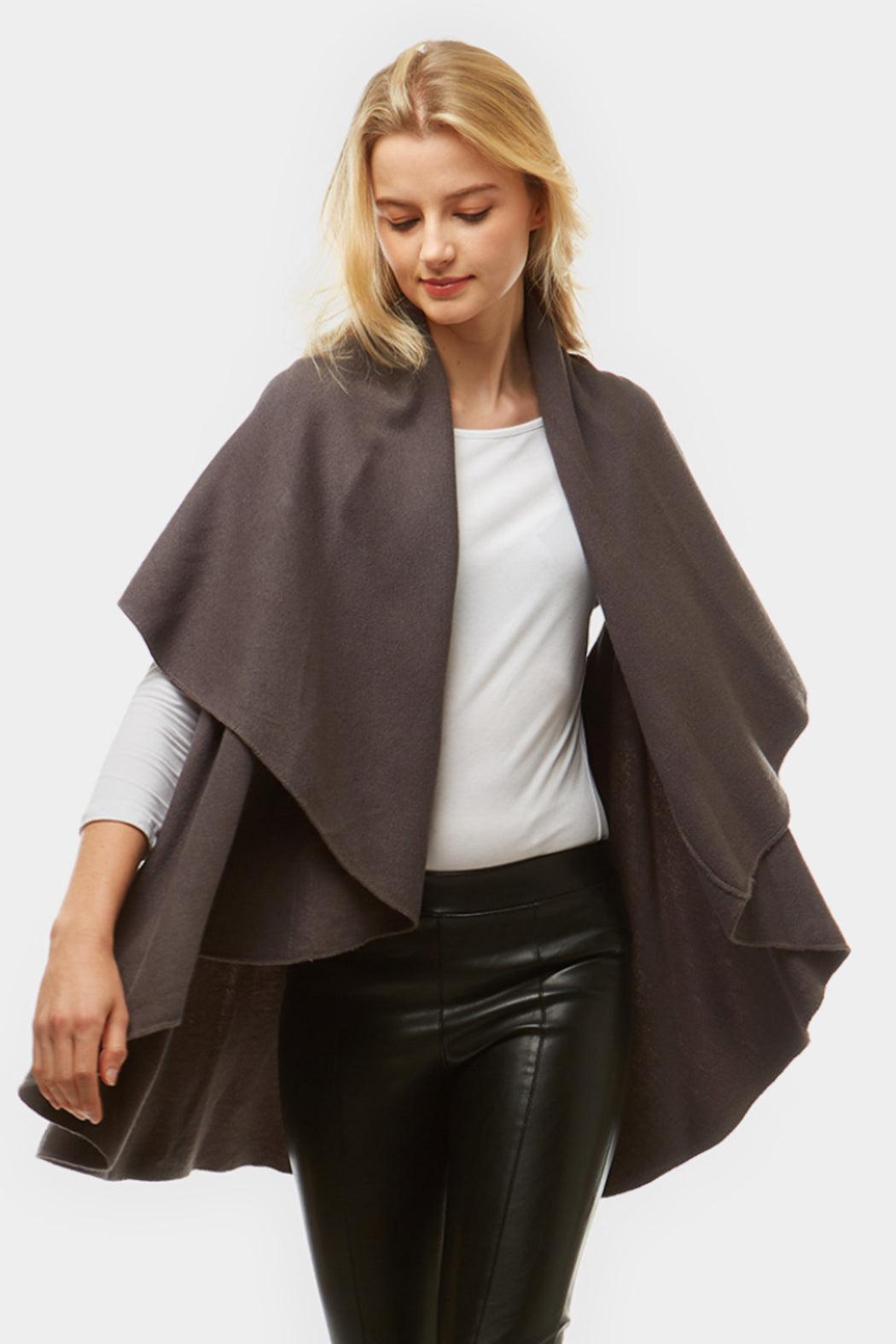 Basic shawl vest Product Image