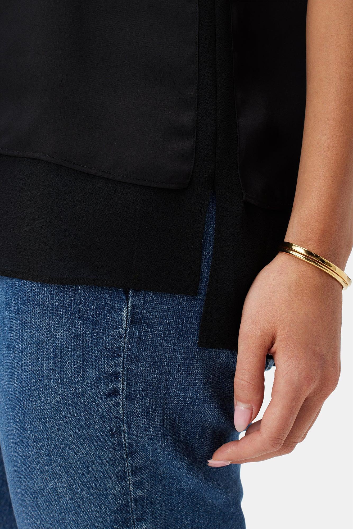 Zola Blouse - Black Product Image