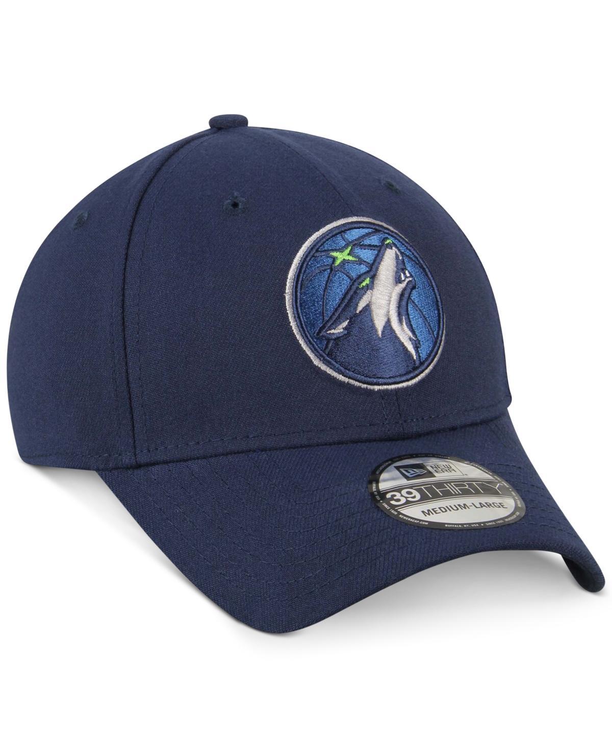 NIKE New Era Men's Navy Minnesota Timberwolves Team Classic 39thirty Flex Hat In Dk Blue Product Image
