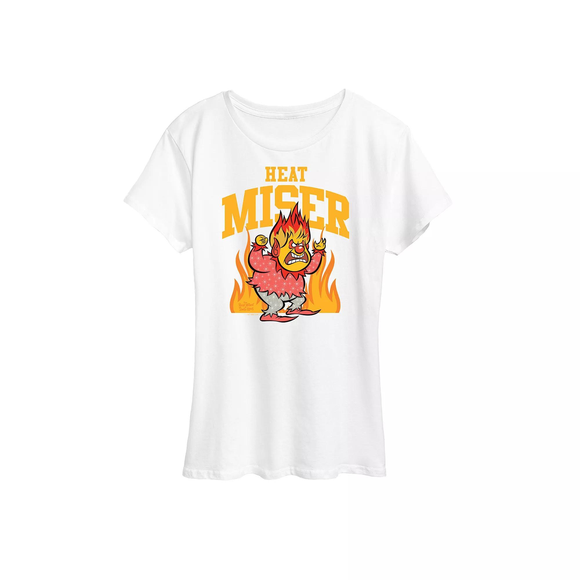 Womens The Year Without Santa Claus Heat Miser Graphic Tee, Girls Product Image