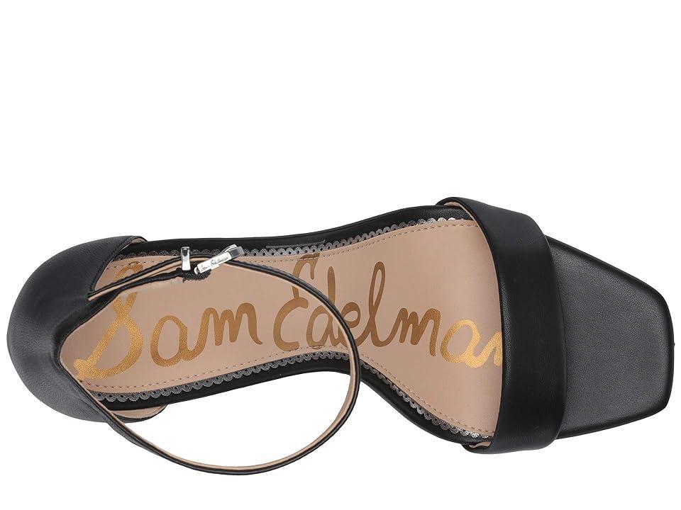 Sam Edelman Daniella Leather Ankle Strap Square Toe Dress Sandals Product Image
