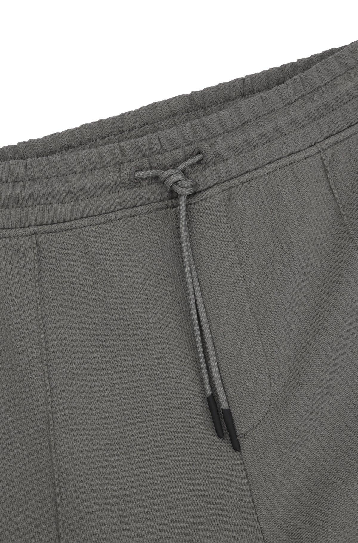 HUGO x RB cotton-terry tracksuit bottoms with logo tape Product Image