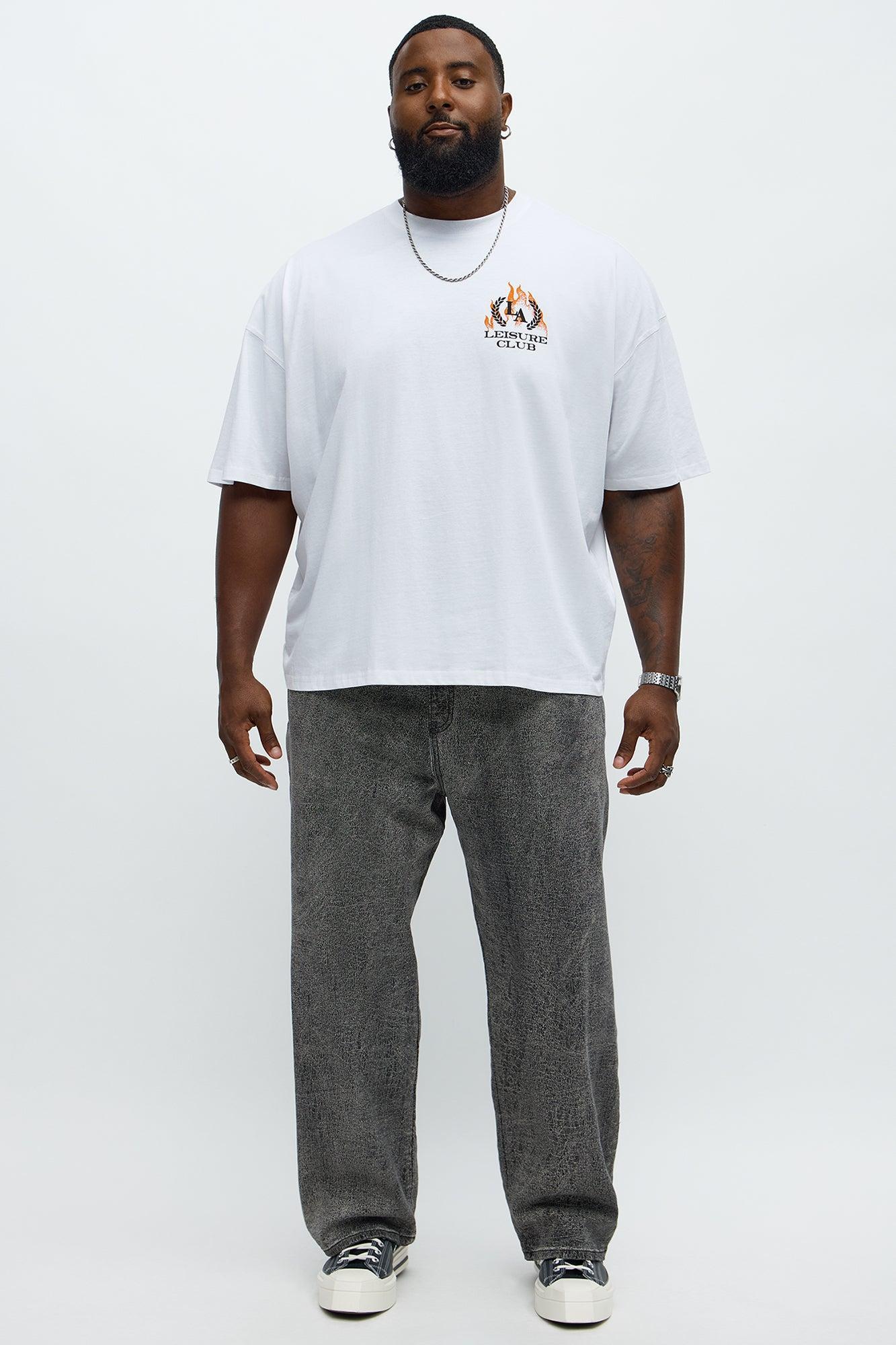 Crack The Code Baggy Jeans - Grey Product Image