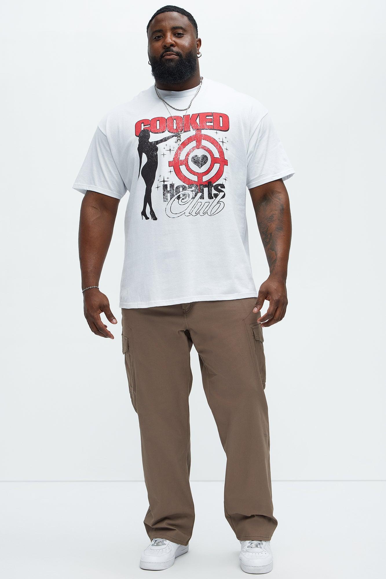 Cooked Hearts Short Sleeve Tee - White Product Image