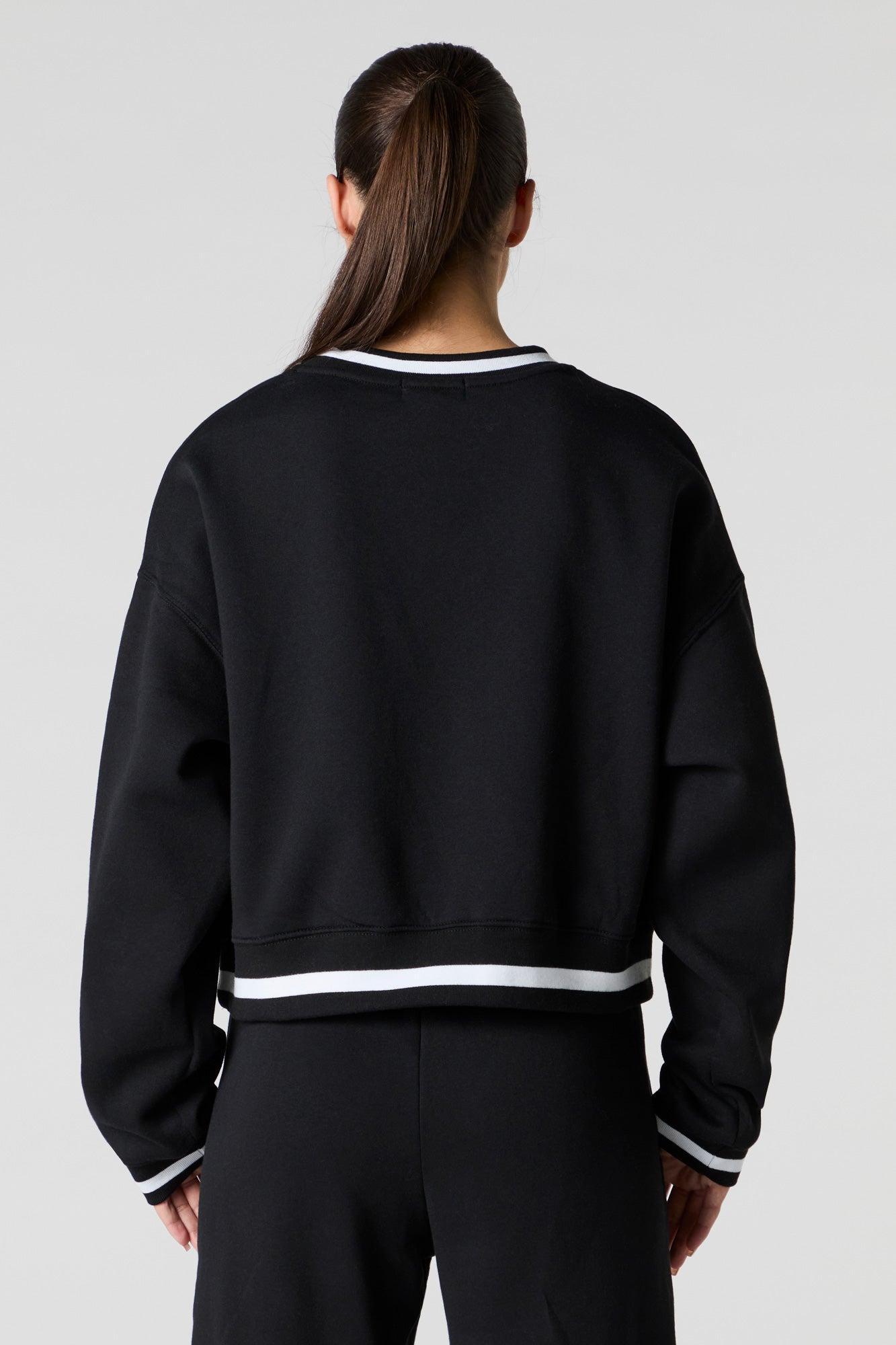 Chenille Embroidered Destination Sweatshirt Female Product Image