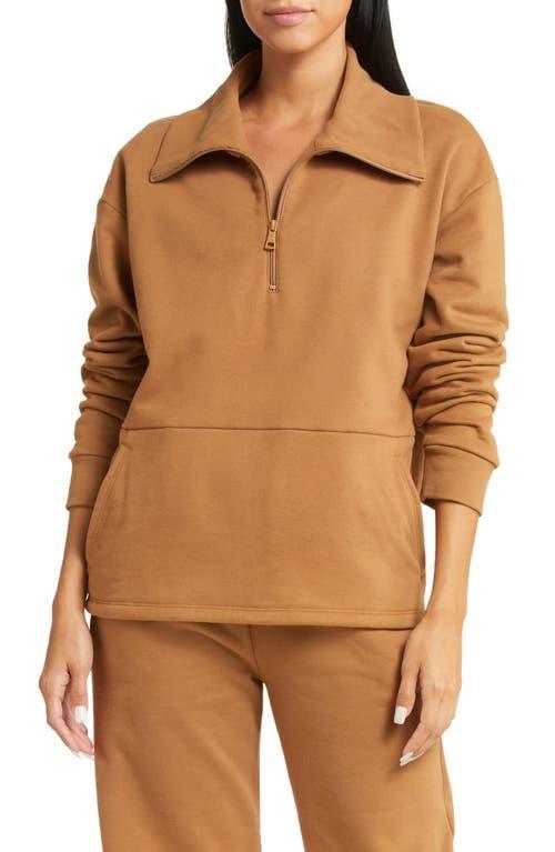 Beyond Yoga Trek Pullover (Toffee) Women's Clothing Product Image