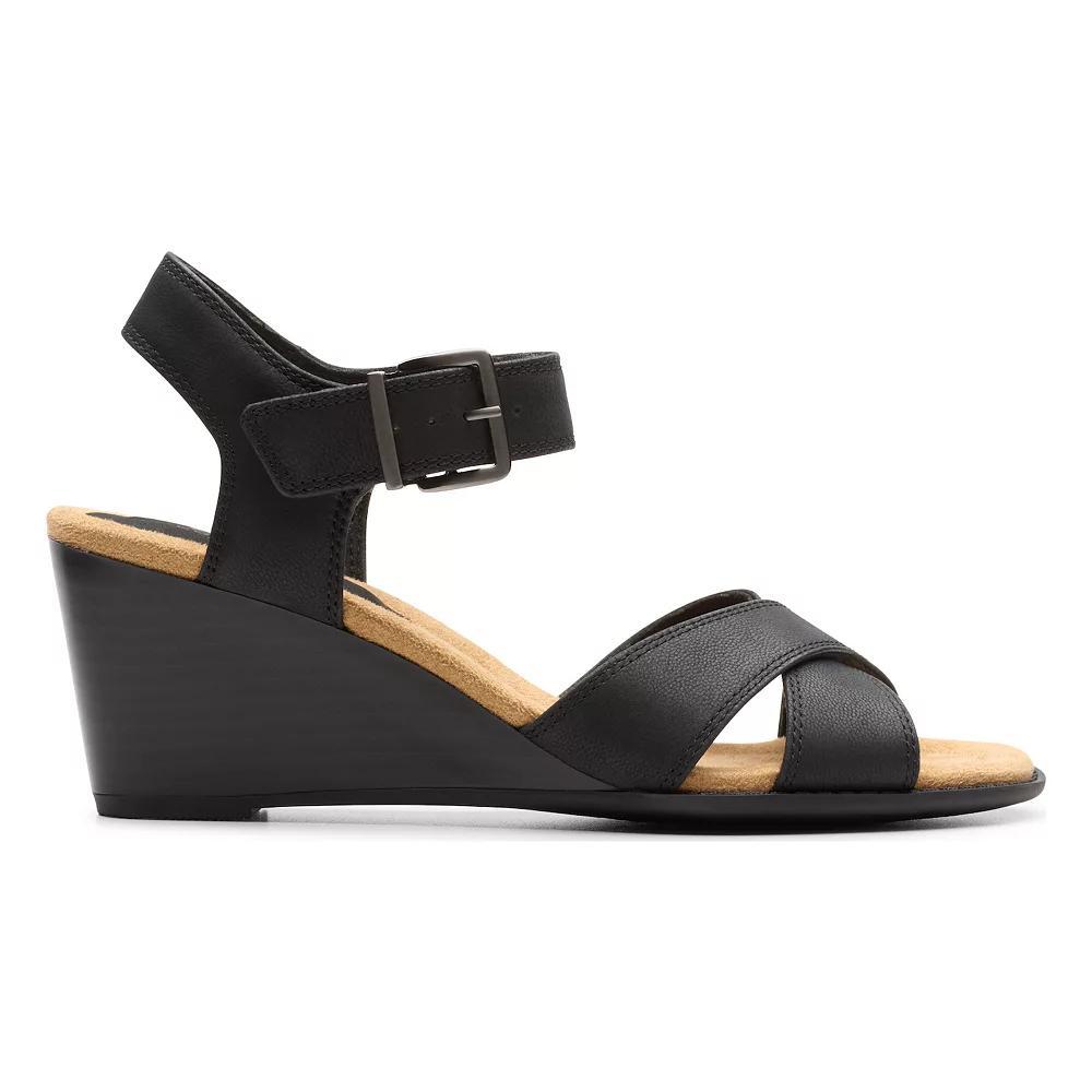 Clarks Womens Emmalae Iris Wedge Sandals Product Image