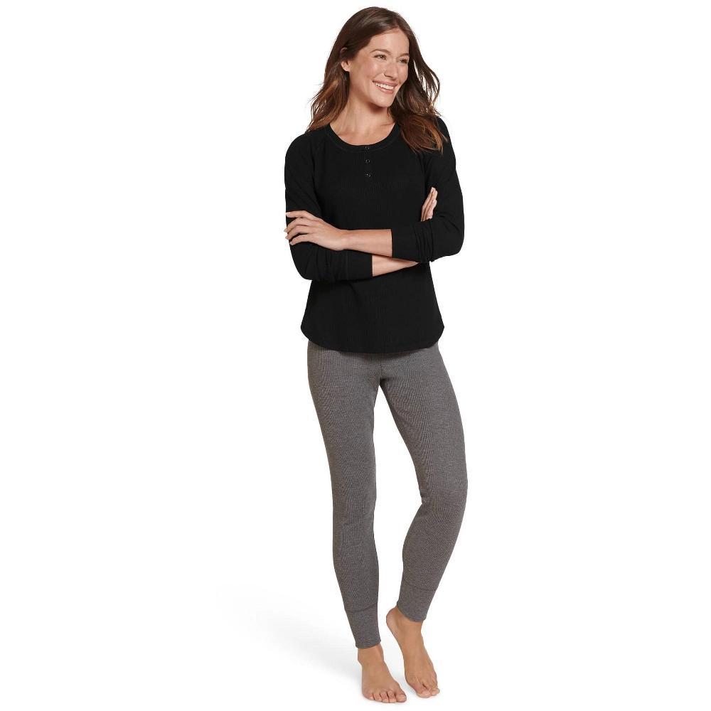 Jockey Women's Long Sleeve Waffle Henley Product Image
