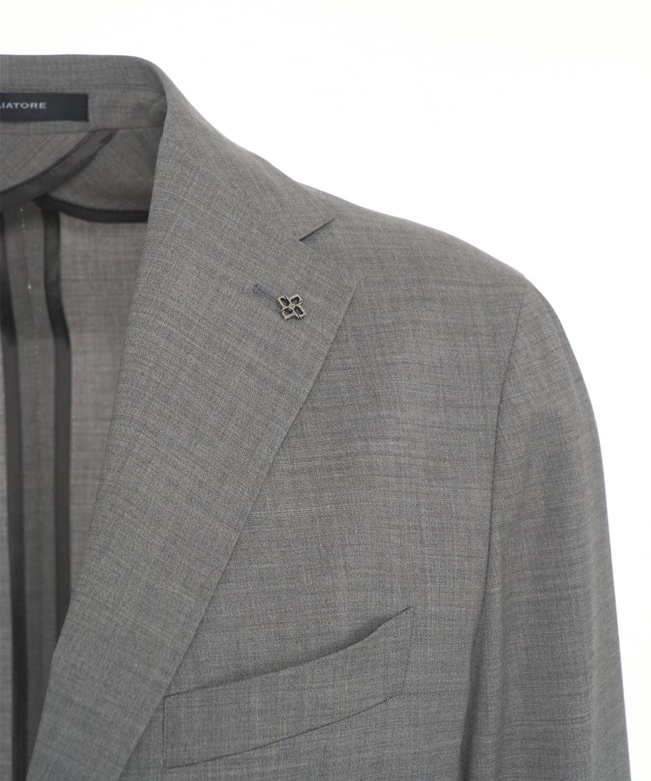 Single-breasted suit in virgin wool Product Image
