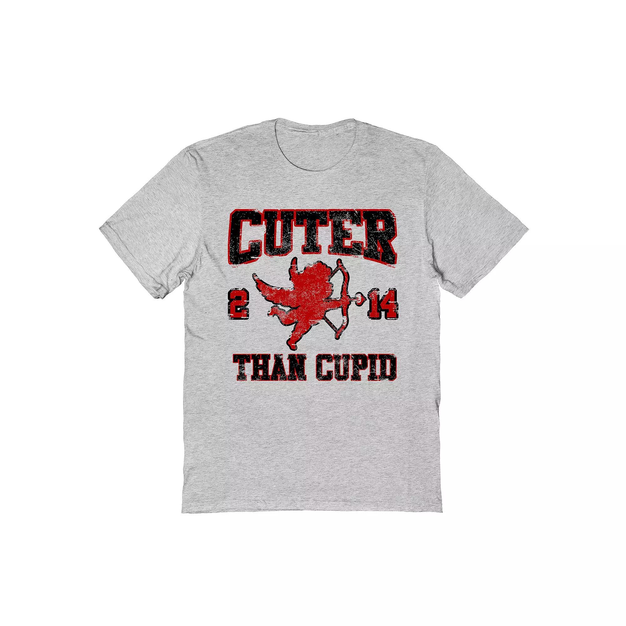 Men's Cuter Than Cupid Tee, Size: Medium, Sport Grey Product Image