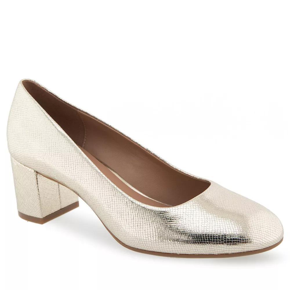 Aerosoles Ebel Women's Dress Pumps, Size: 7, Soft Gold Leather Product Image