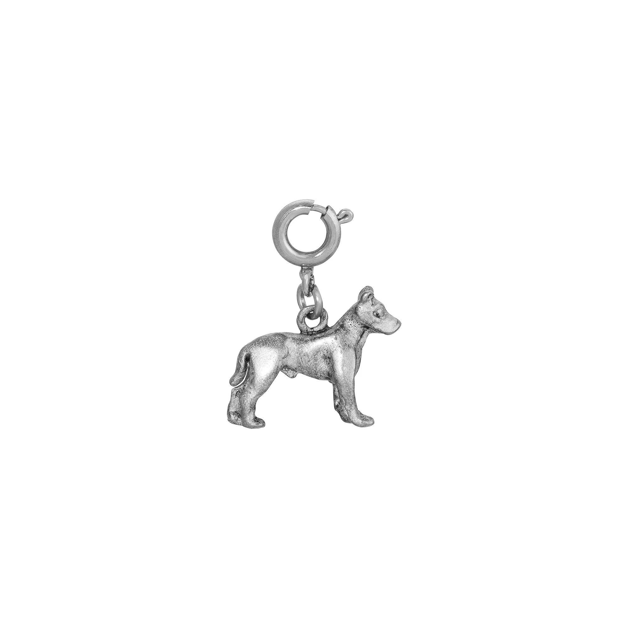 1928 American Terrier Dog Charm, Womens, Silver Product Image