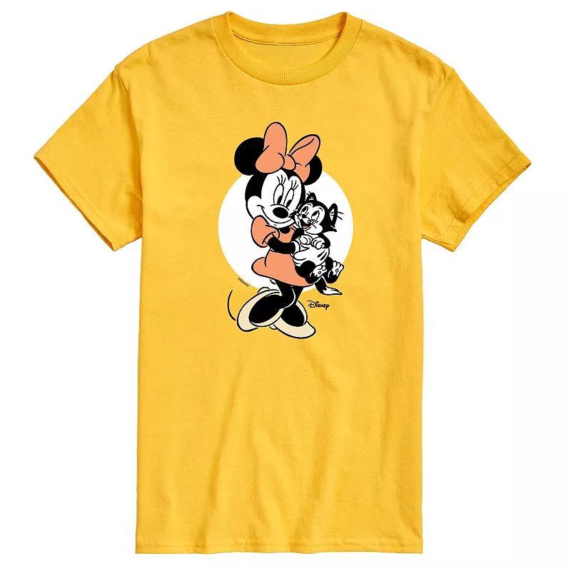 Disney's Minnie Mouse & Figaro Men's Graphic Tee, Size: XL, Red Product Image