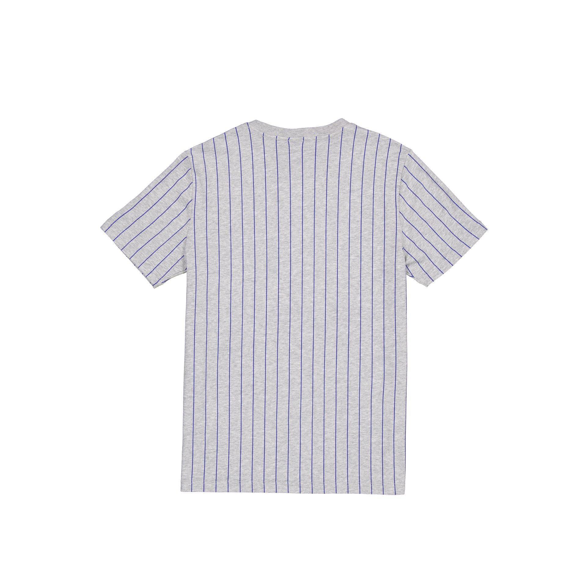 Detroit Tigers Throwback Gray Pinstripe T-Shirt Male Product Image