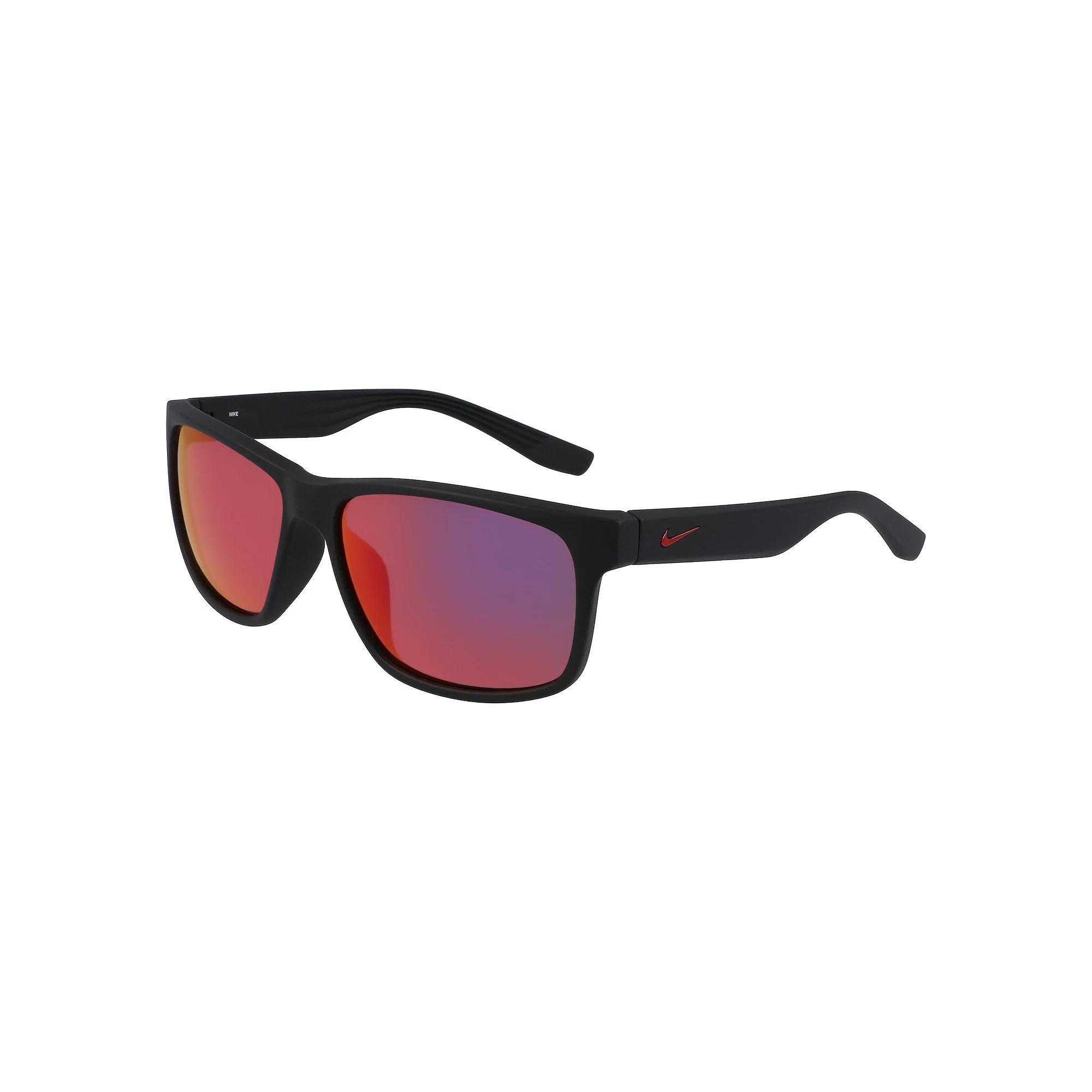 Men's Nike Cruiser 59mm Rectangle Sunglasses, Matte Black Infrrd Mrr Product Image