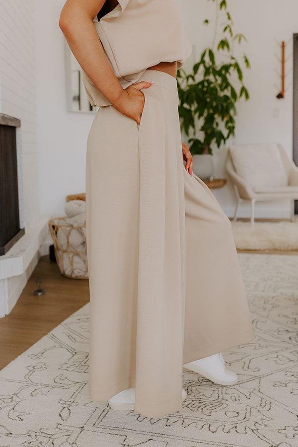 Urban Outing High Waist Wide Leg Pants Product Image