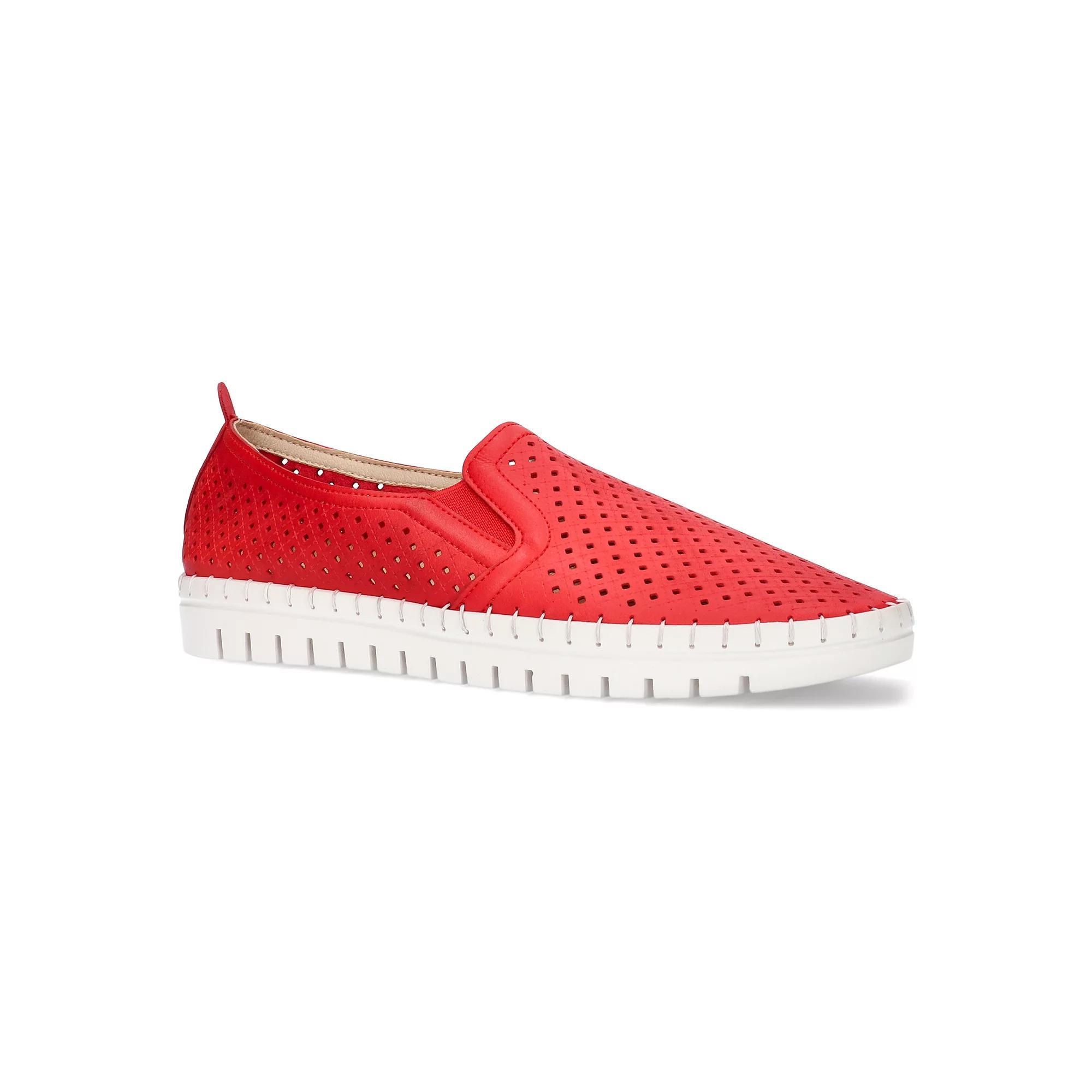 Easy Street Fresh Women's Slip-On Sneakers, Size: 7 Wide, Blue Product Image