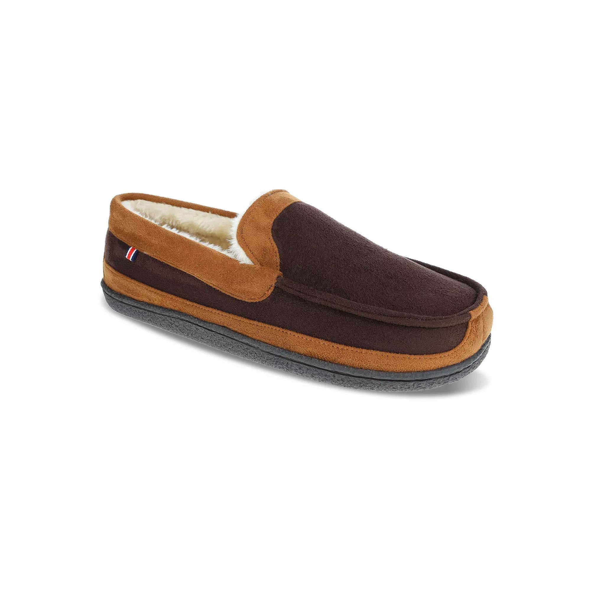 IZOD 2-Tone Men's Moccasins, Size: XS, Brown Product Image