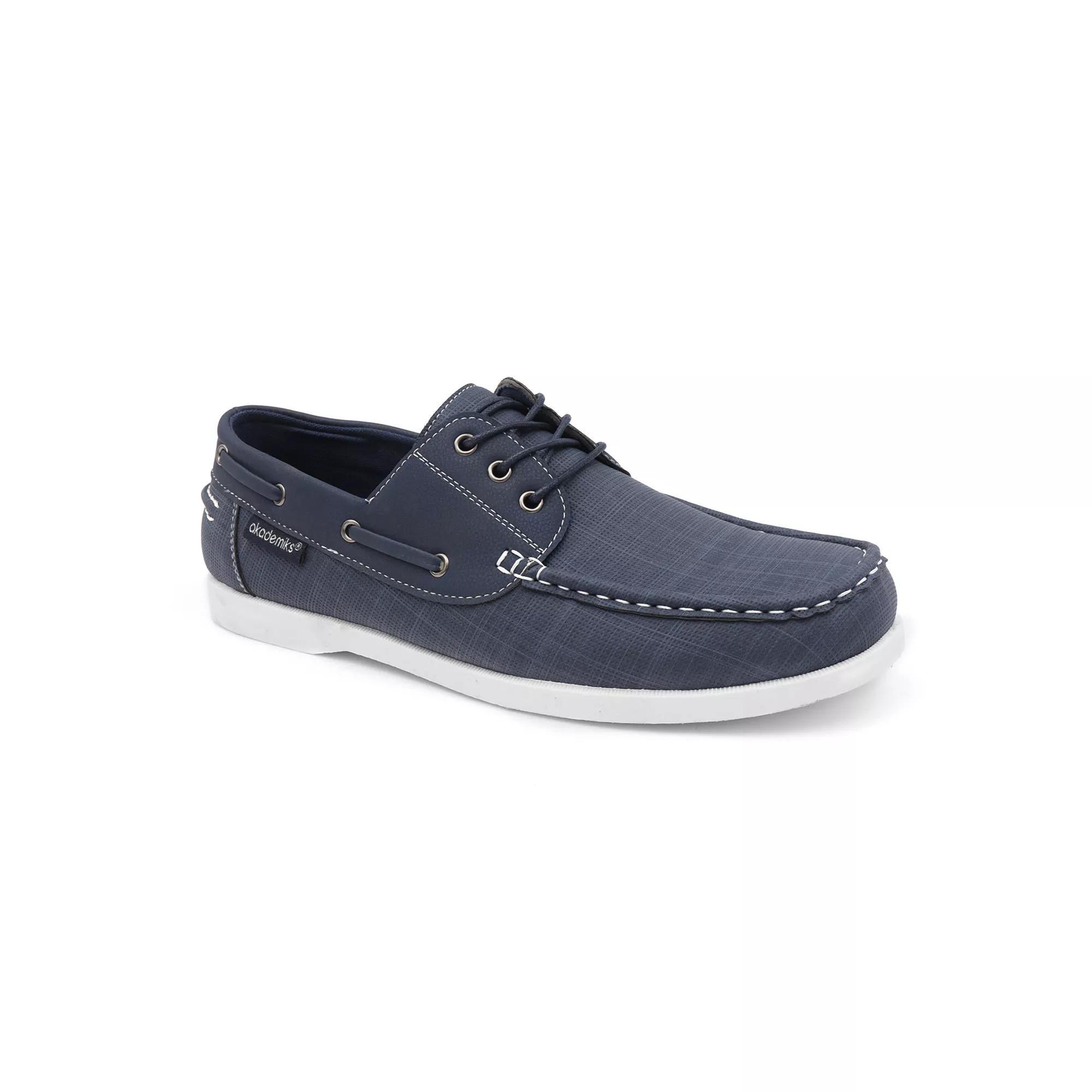 Akademiks Marina 2 Mens Boat Shoes Blue Product Image