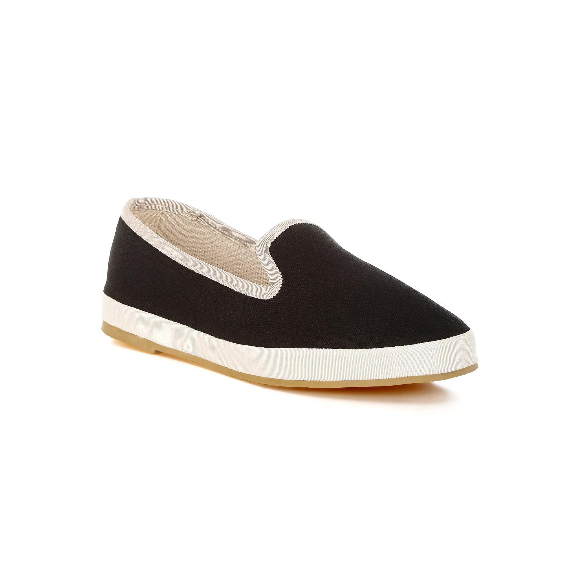 London Rag Moshka Women's Slip-On Loafers, Size: 6, Black Product Image