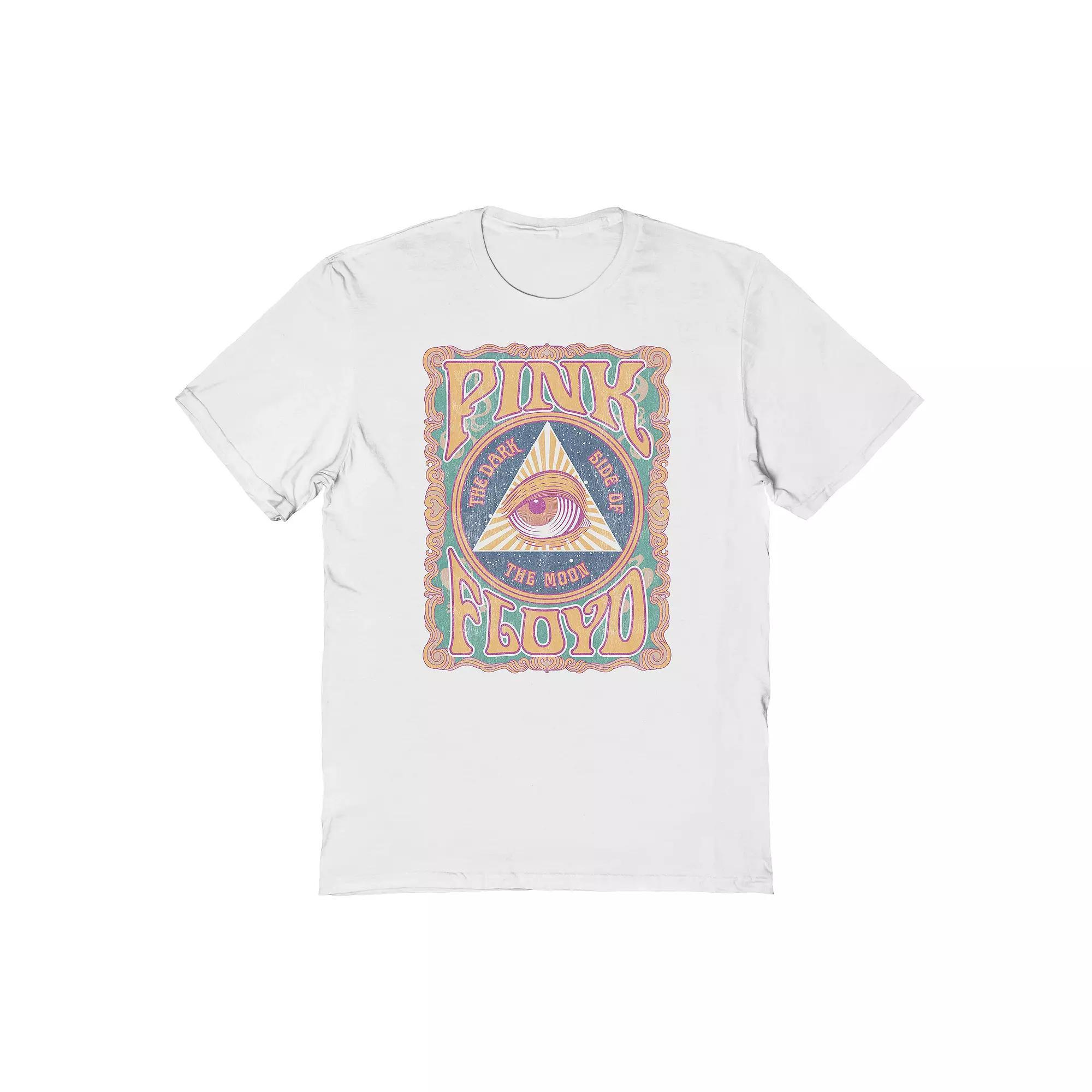 Men's Pink Floyd All Seeing Eye Graphic Tee, Size: XL, White Product Image