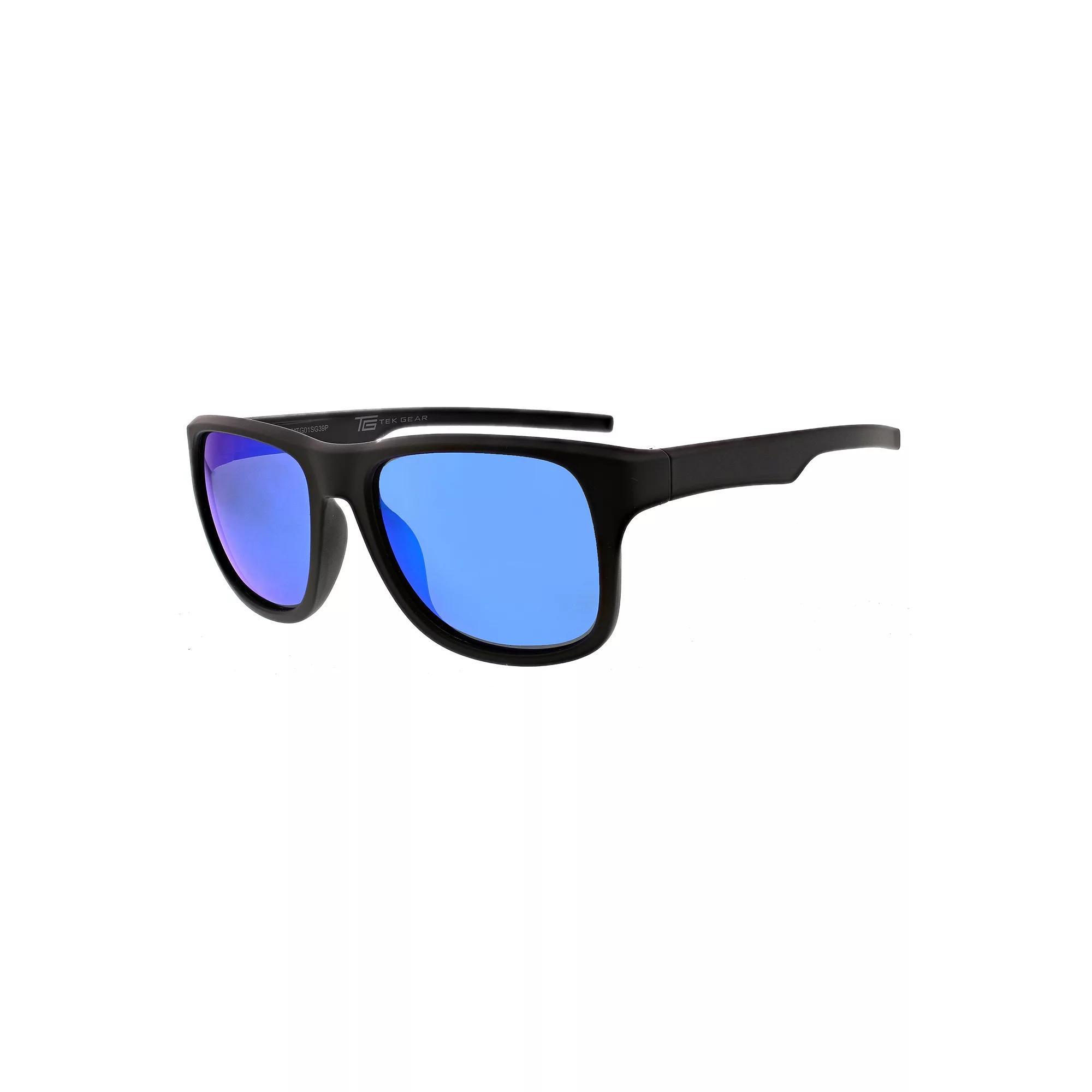Men's Tek Gear® 54mm Plastic Polarized Square Sunglasses, Black Product Image