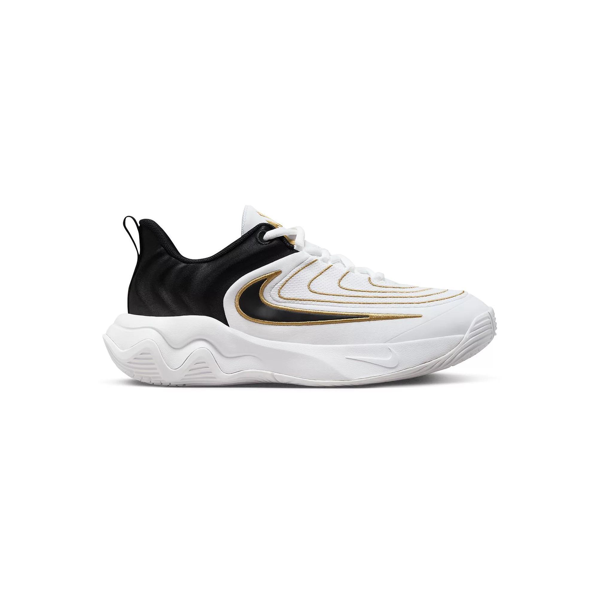 Nike Giannis Immortality 4 Kids Basketball Shoes, Boy's, Size: 2, Grey Gold Product Image