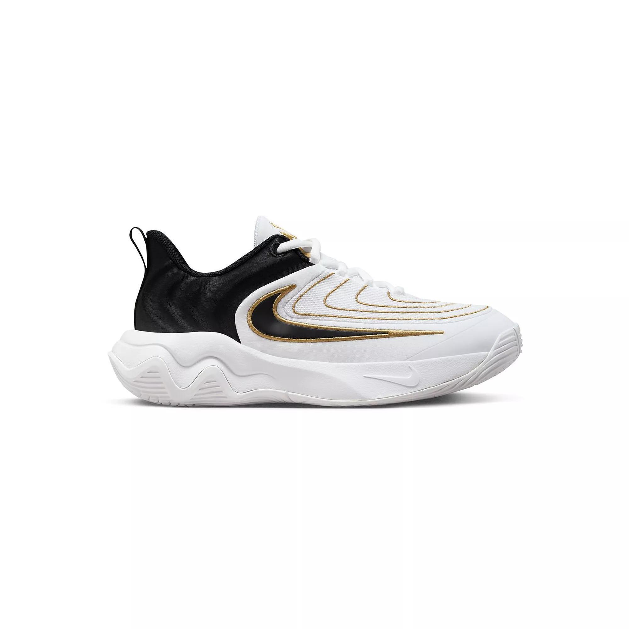 Nike Giannis Immortality 4 Kids Basketball Shoes, Boy's, Size: 2, Grey Gold Product Image