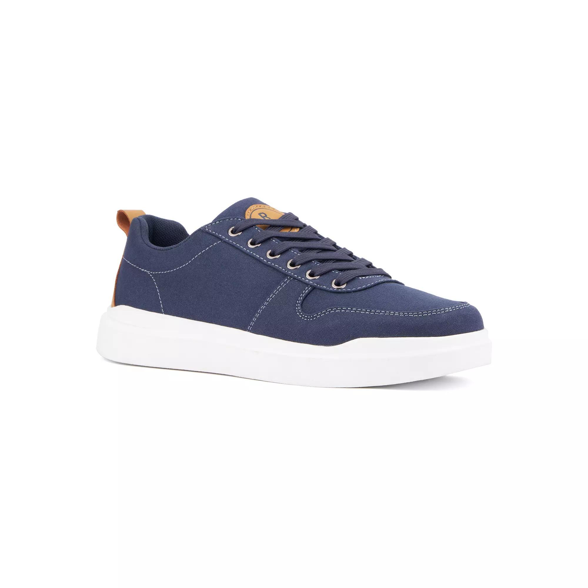 Reserved Footwear New York Mens Niko Low Top Sneakers Blue Product Image