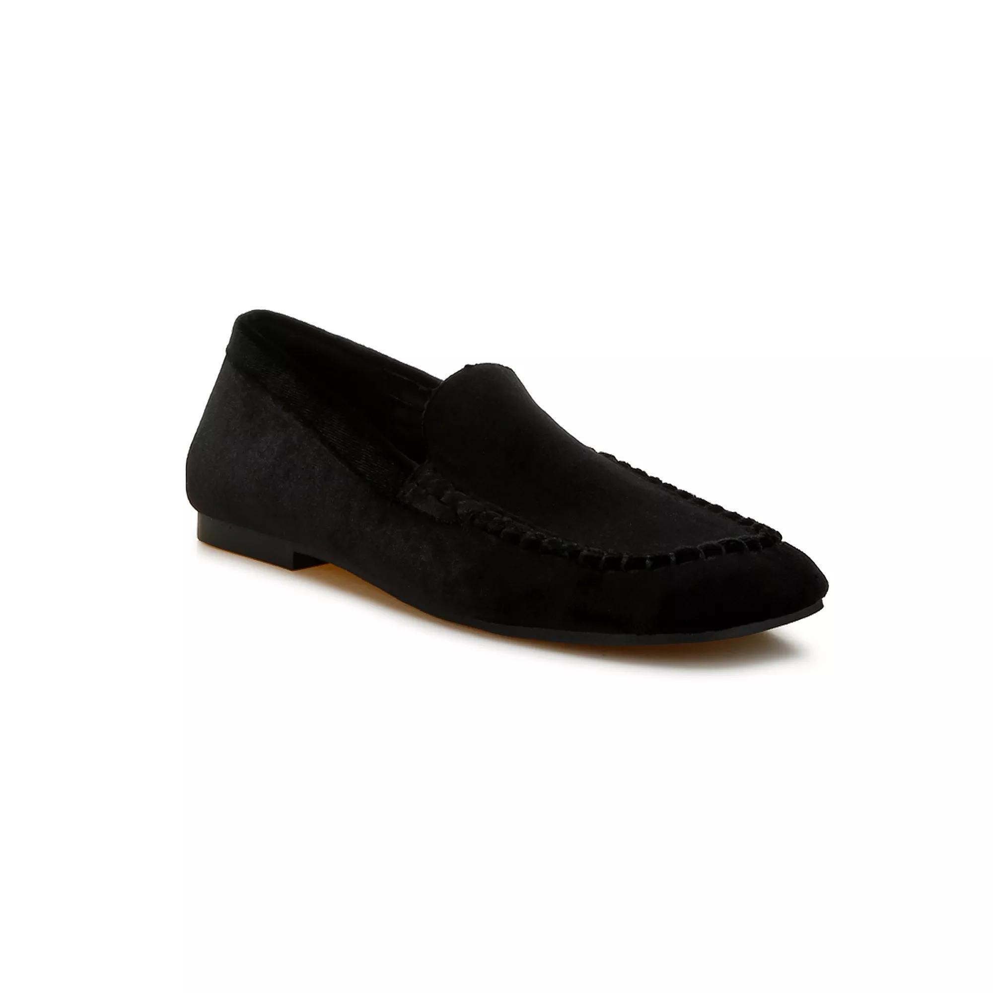 Rag & Co Robua Women's Loafers, Size: 7, Black Product Image