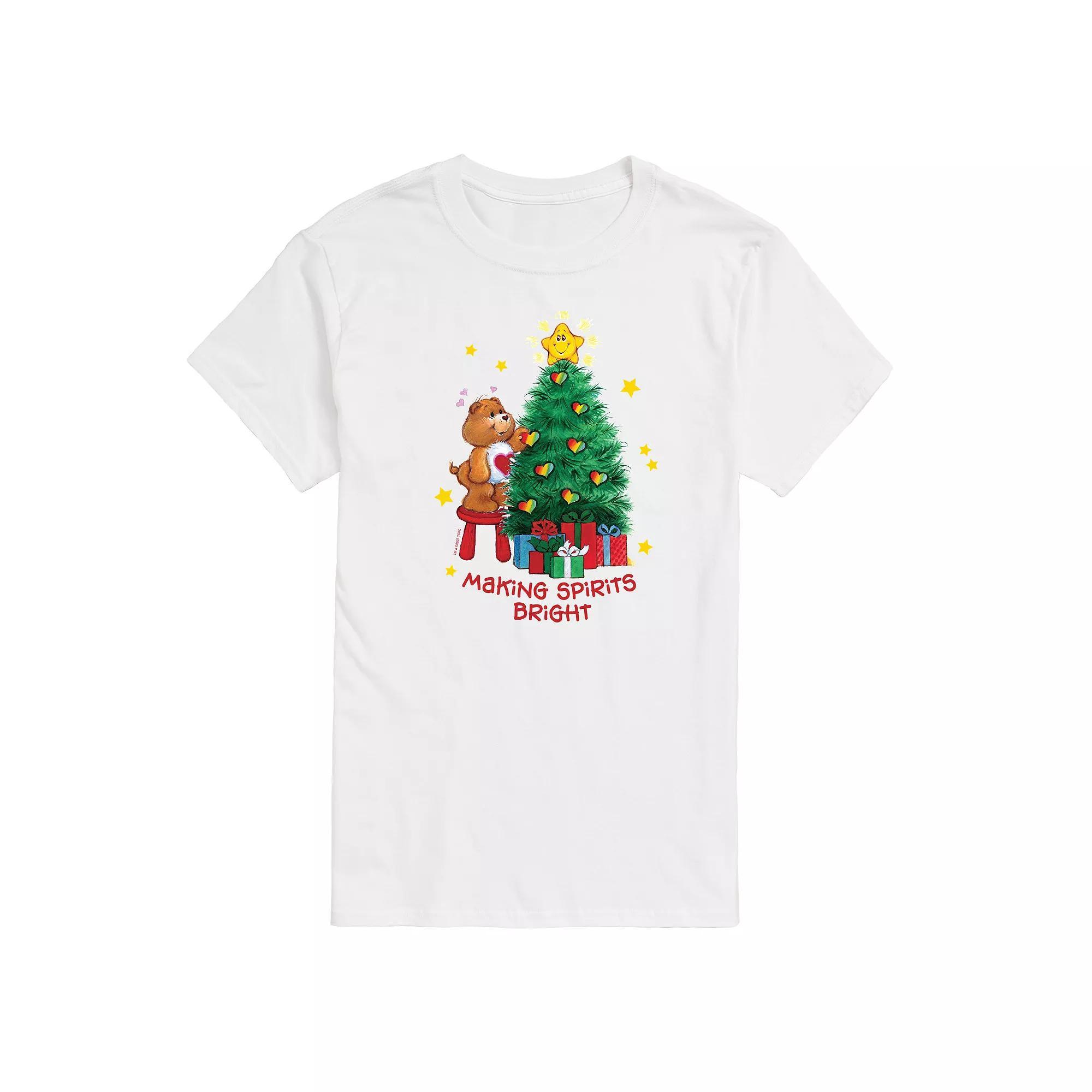 Big & Tall Care Bears Making Spirits Bright Graphic Tee, Men's, Size: Large Tall, White Product Image