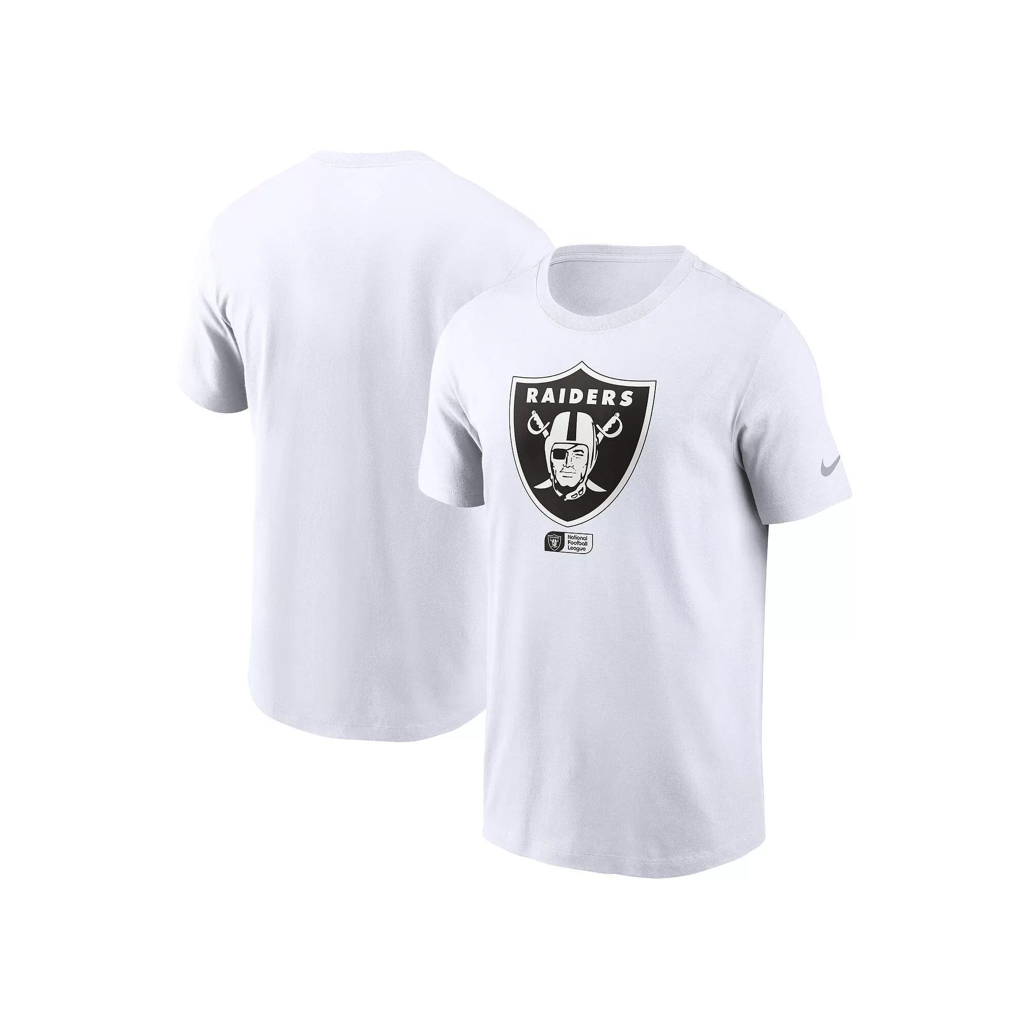 Men's Nike White Las Vegas Raiders Faded Essential T-Shirt, Size: Medium, Lvr White Product Image