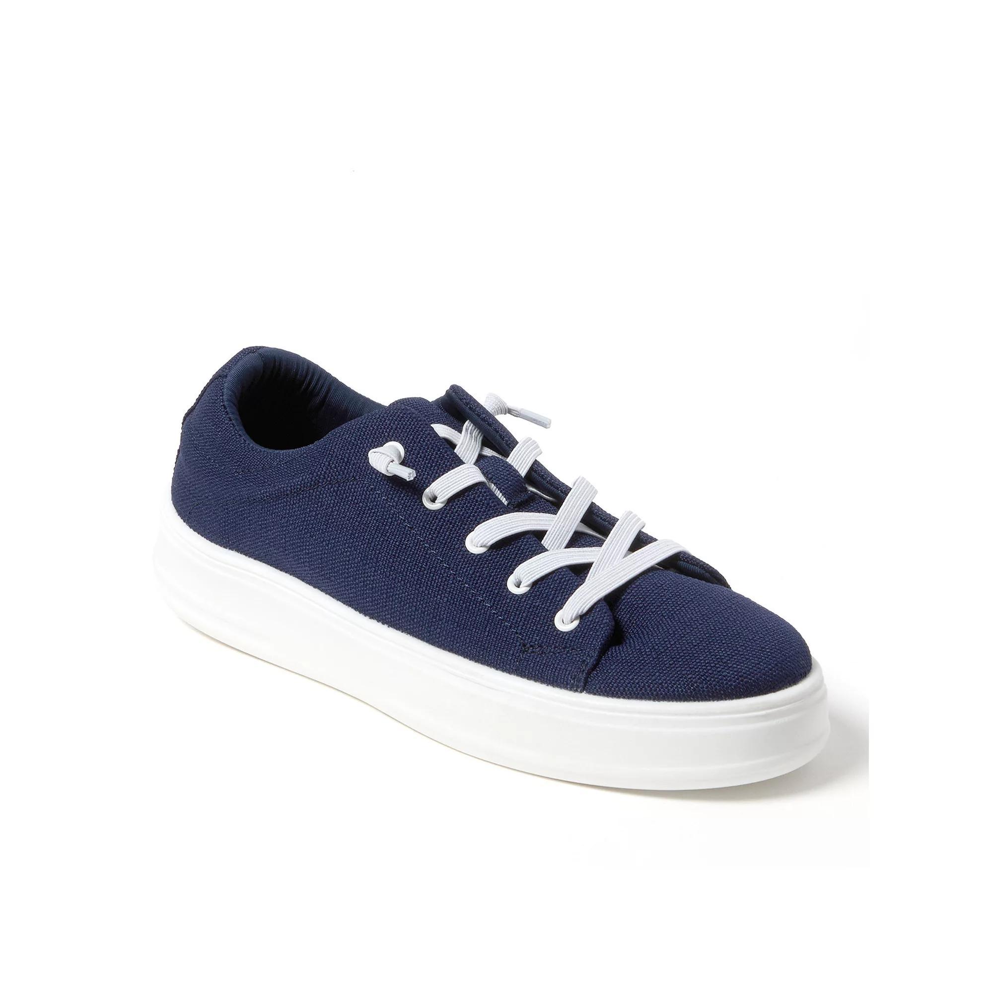 Original Comfort by Dearfoams Mabel Woven Lace-Up Women's Shoes, Size: 9, Blue Product Image