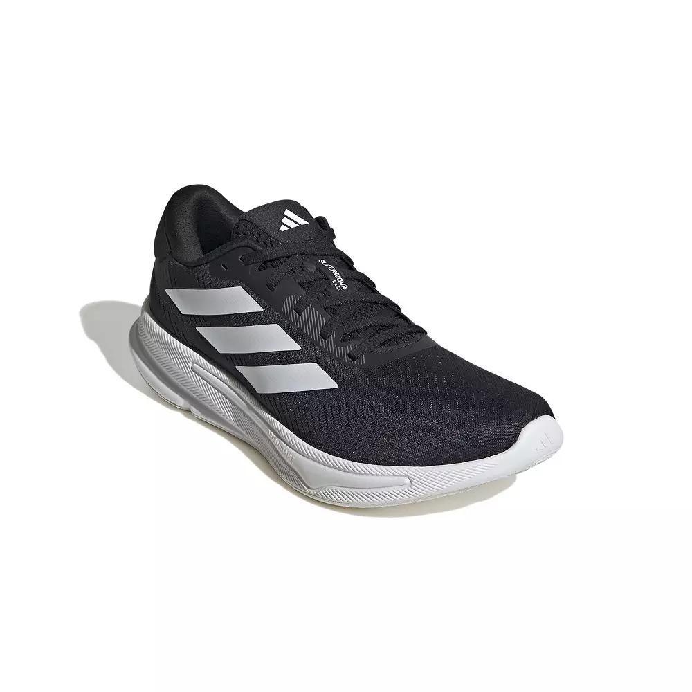 adidas Supernova Ease Men's Running Shoes, Size: 7.5, Black White Grey Product Image