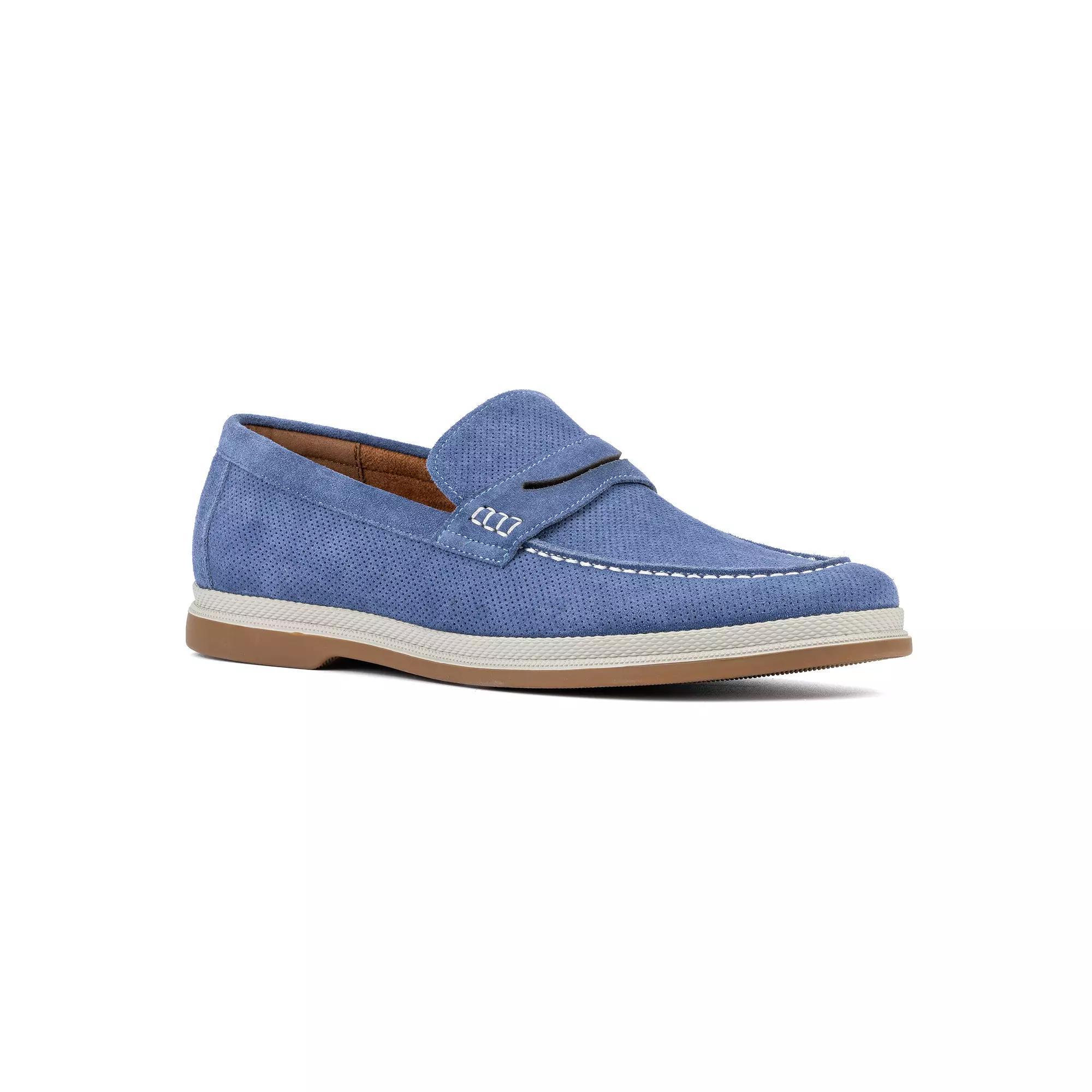 Vintage Foundry Co. Men's Menahan Casual Loafers, Size: 13, Blue Product Image
