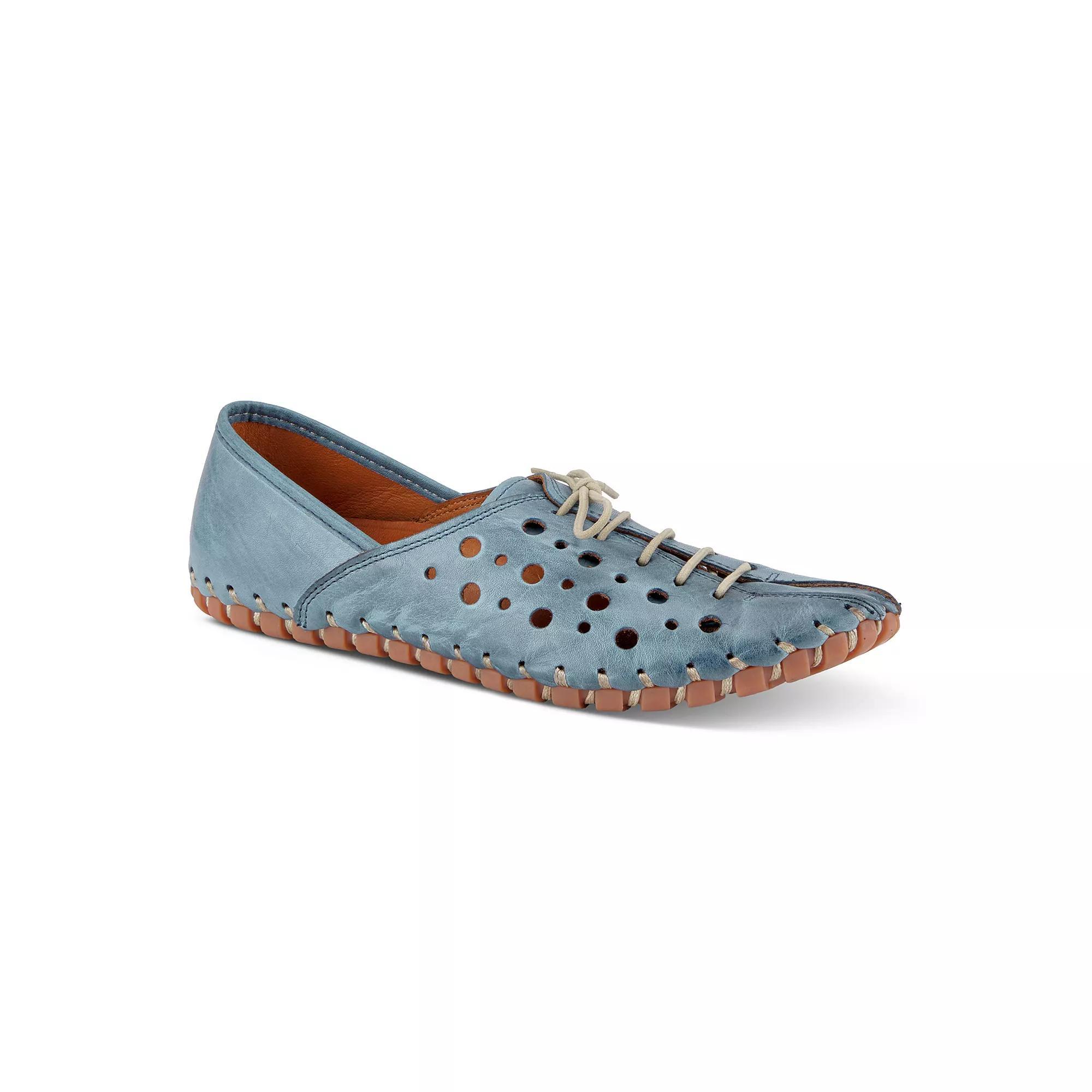 Spring Step Moonwalk Women's Leather Loafers, Size: 37, Grey Product Image