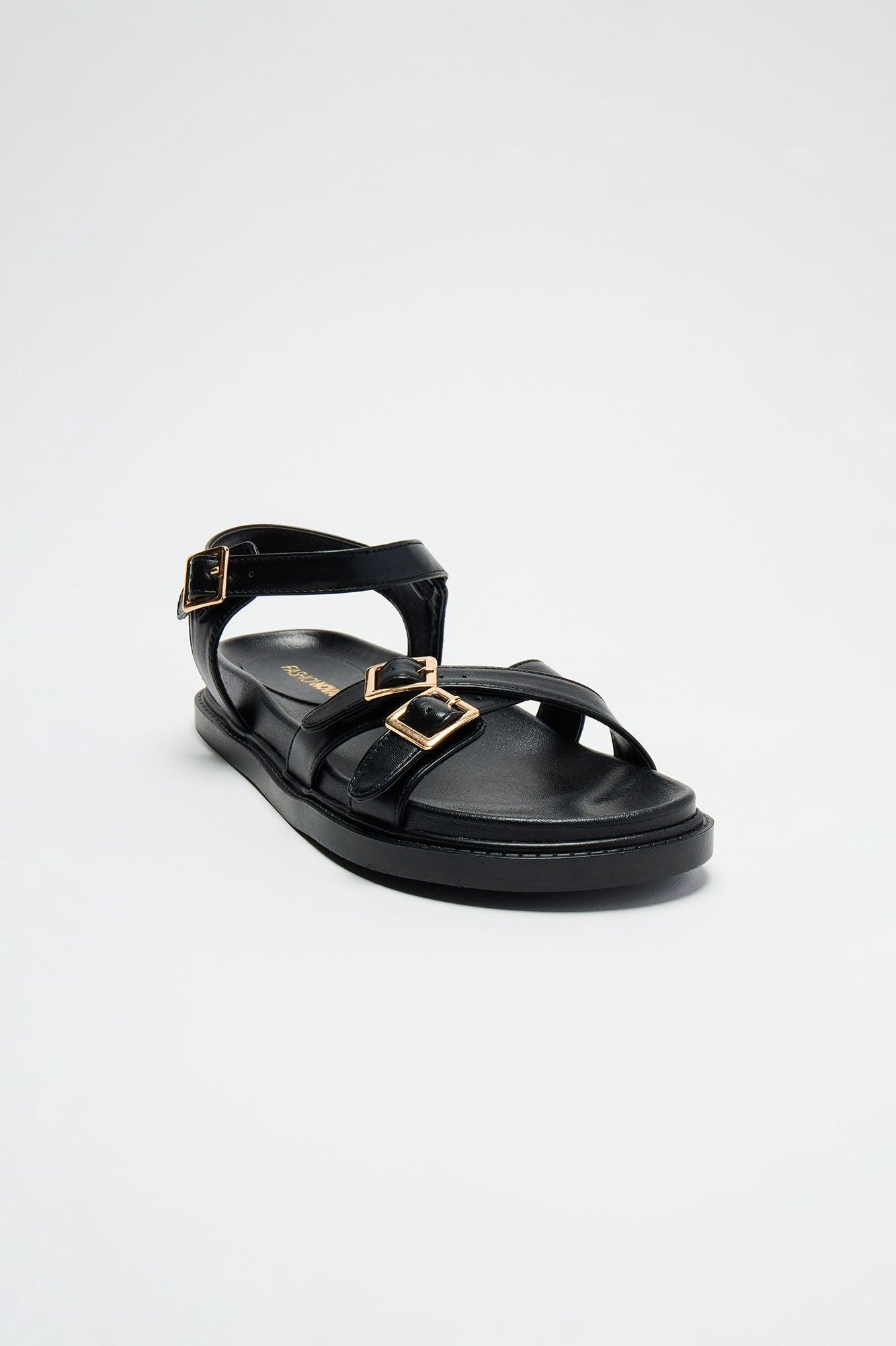 Jenni Platform Sandals - Black Product Image
