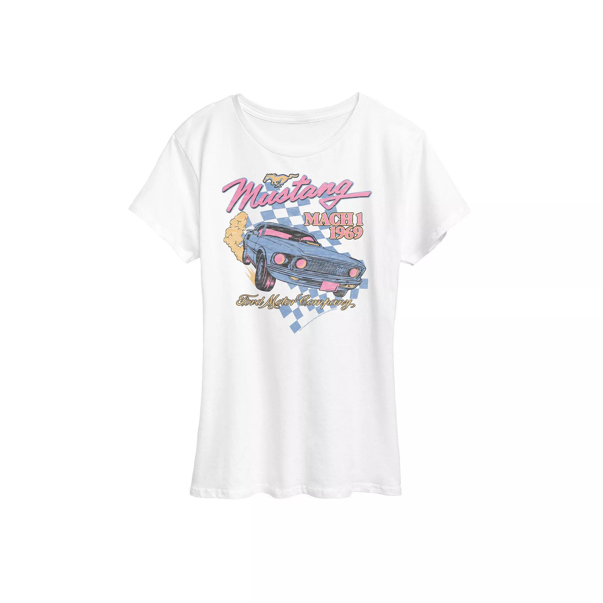Womens Ford Mustang Mach 1 1969 Graphic Tee Product Image