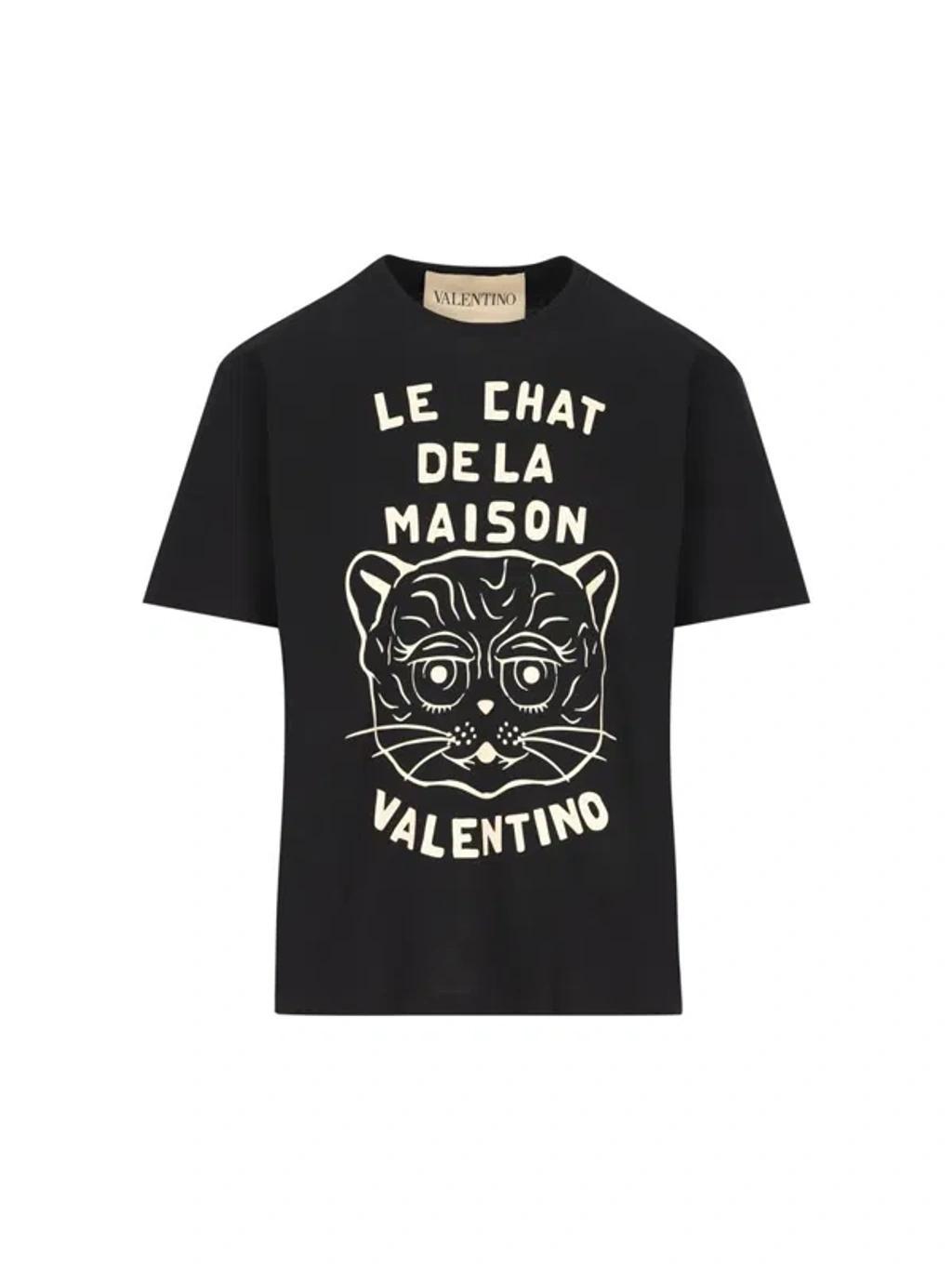 VALENTINO T-shirt Logo In Red Product Image