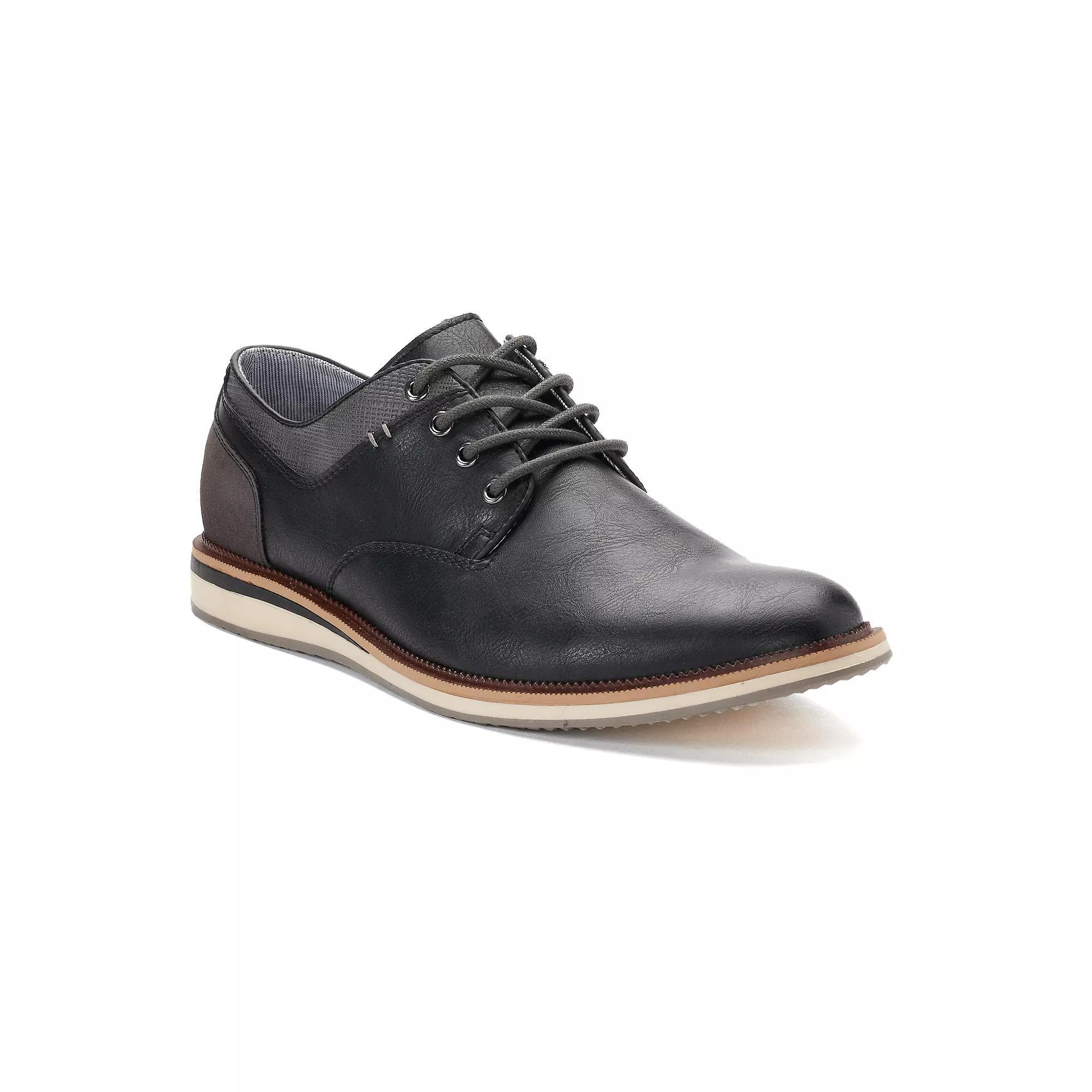 Sonoma Goods For Life® Freer Men's Dress Shoes, Size: 8 Wide, Black Product Image