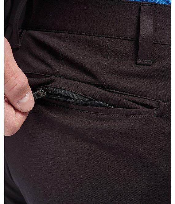 RHONE Slim Fit Flat Front Commuter Stretch Pants Product Image
