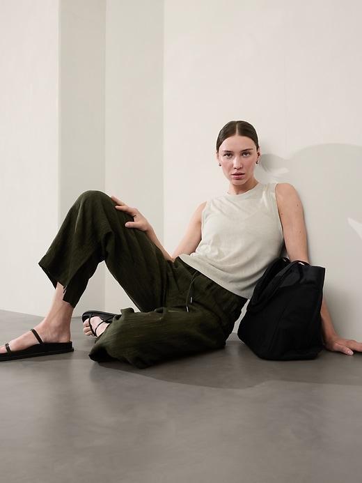 Retreat Linen High Rise Wide Leg Pant Product Image