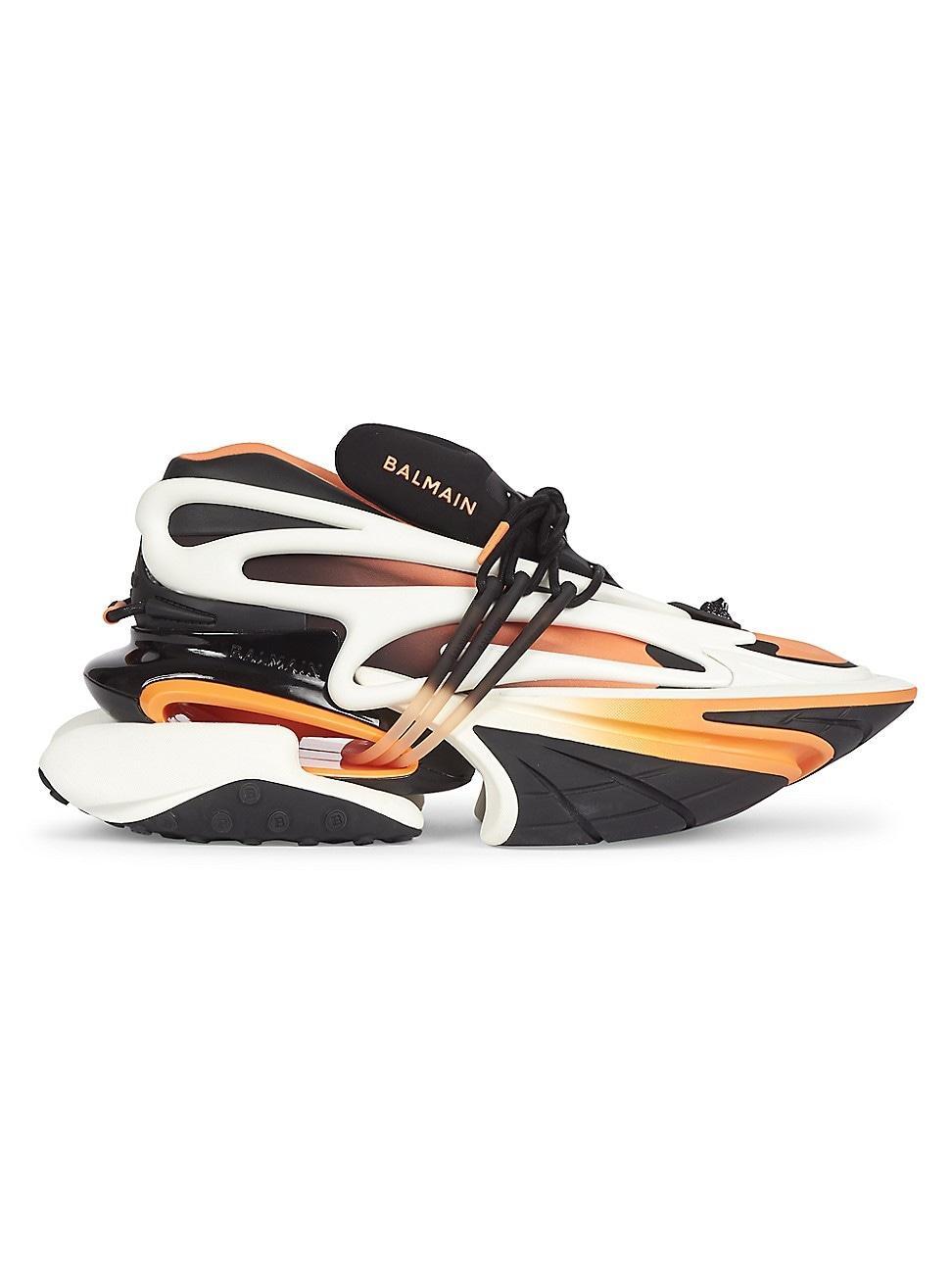 Balmain Mens Unicorn Lace Up Low Top Sneakers Product Image