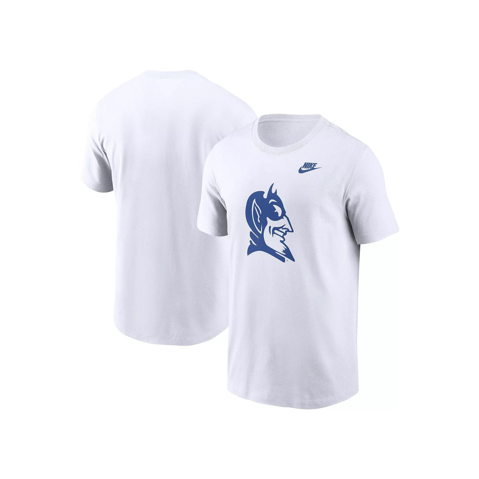 Men's Nike White Duke Blue Devils Legacy Alternate Logo T-Shirt, Size: XL Product Image